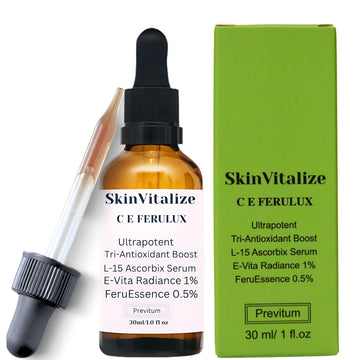 SkinVitalize C E ferulux Vitamin C Serum - 30ml: Advanced Formula for Fighting with Wrinkles Msupps.comAu supplements