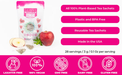 Skinny Botanicals Daytime Detox Tea for Body Cleanse All Natural - Laxative-Free, Supports Skinny BotanicalsUS supplements