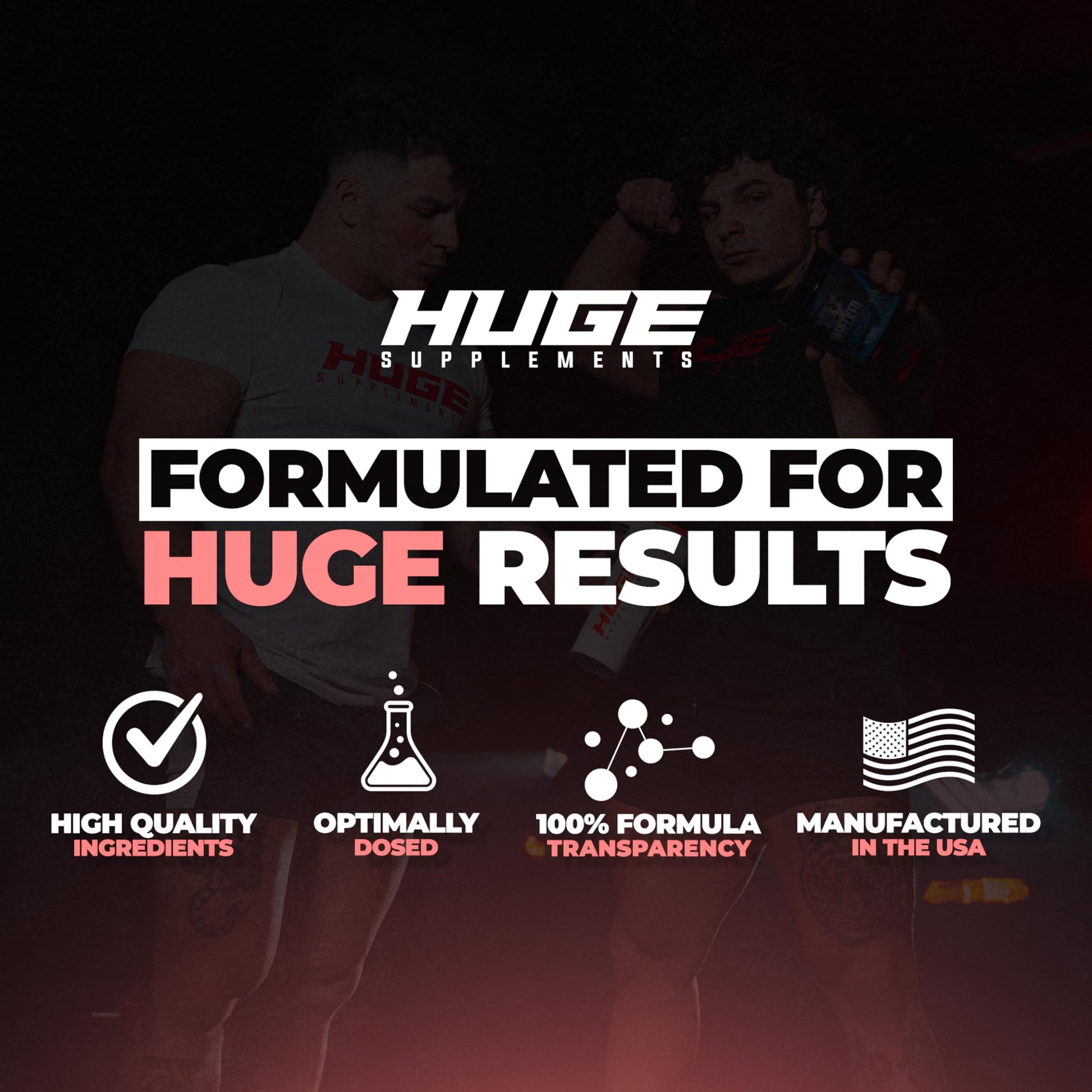 Huge Supplements, Whey Protein Concentrate Powder, Clinically Dosed Formula, 25g Huge SupplementsUS supplements