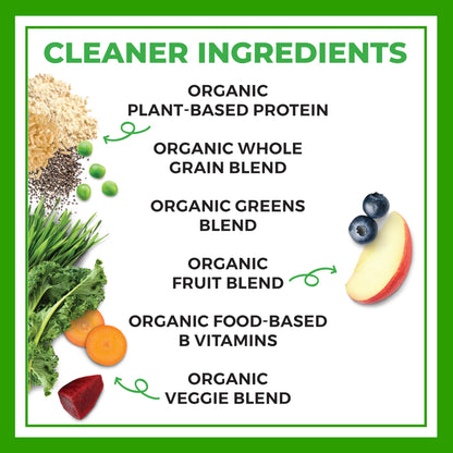 Orgain Organic Vegan Meal Replacement Protein Powder, Creamy Chocolate Fudge - 20g Plant Based Protein, Gluten Free, Dairy Free, Lactose Free, Soy Free, No Sugar Added, OrgainUS supplements
