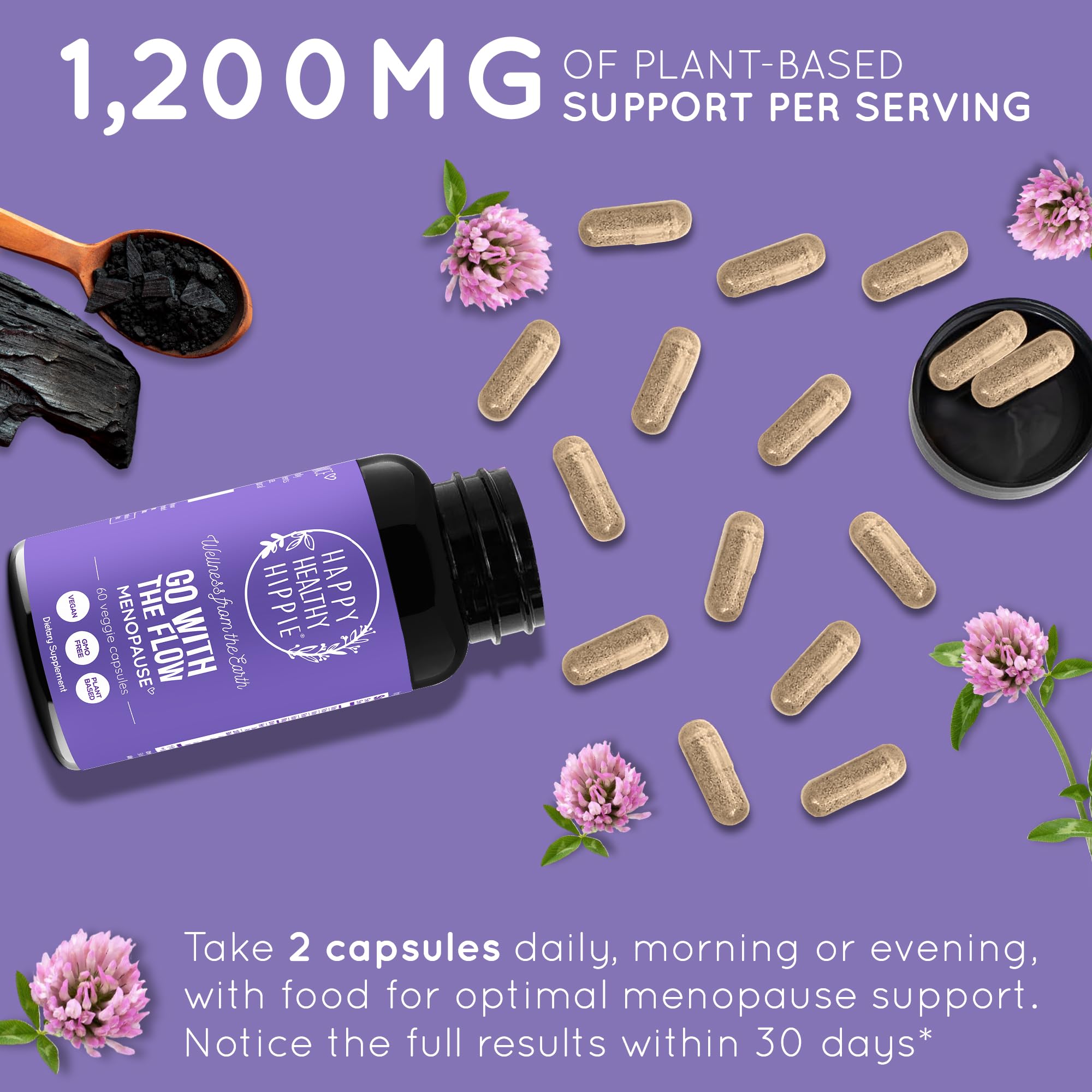 Menopause Supplements for Women – DIM Supplement + Probiotics | Estrogen Metabolism & Hormone Balance Support | Perimenopause Relief | Hot Flashes, Mood Swings & Night Sweats | Dong Quai | 60 Ct Happy Healthy HippieAu supplements