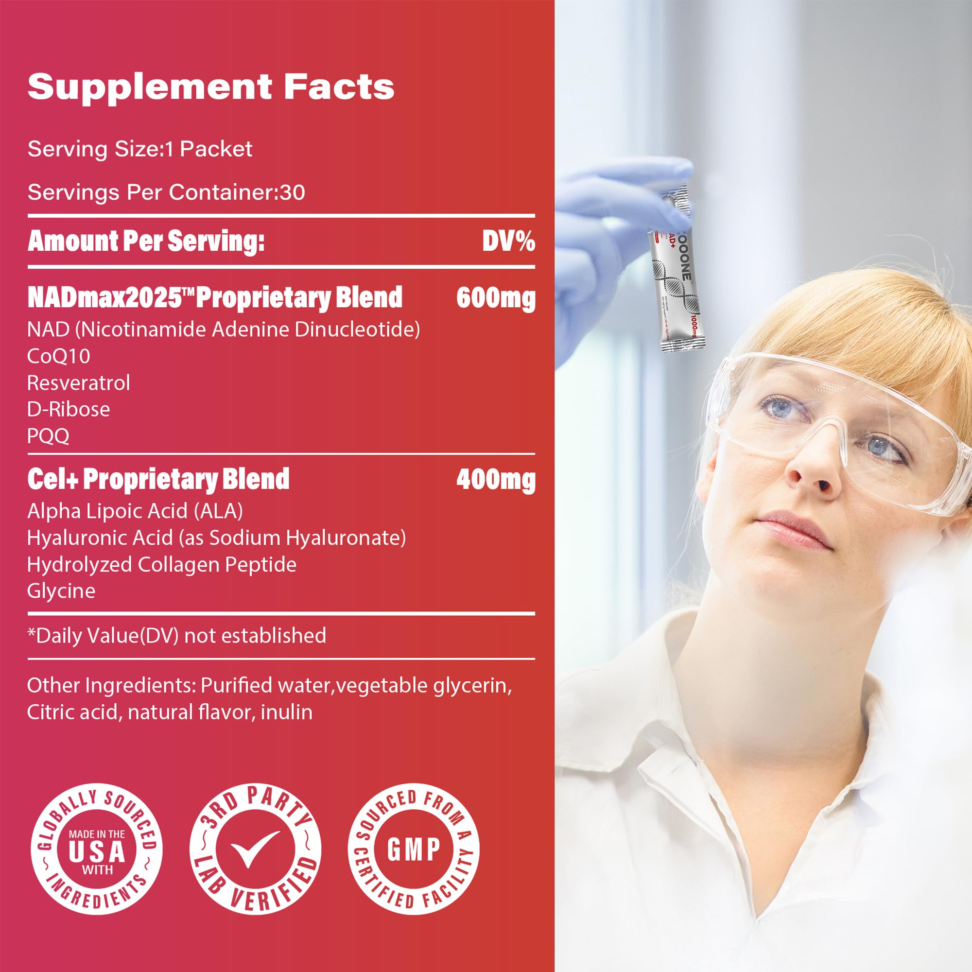 zooone- NAD+ Supplement 30pcs, Premium Nicotinamide Riboside & Resveratrol, DNA Repair & Healthy Aging， Advanced NAD Supplement for Men & Women, Boosts Cellular Energy. zoooneAu supplements