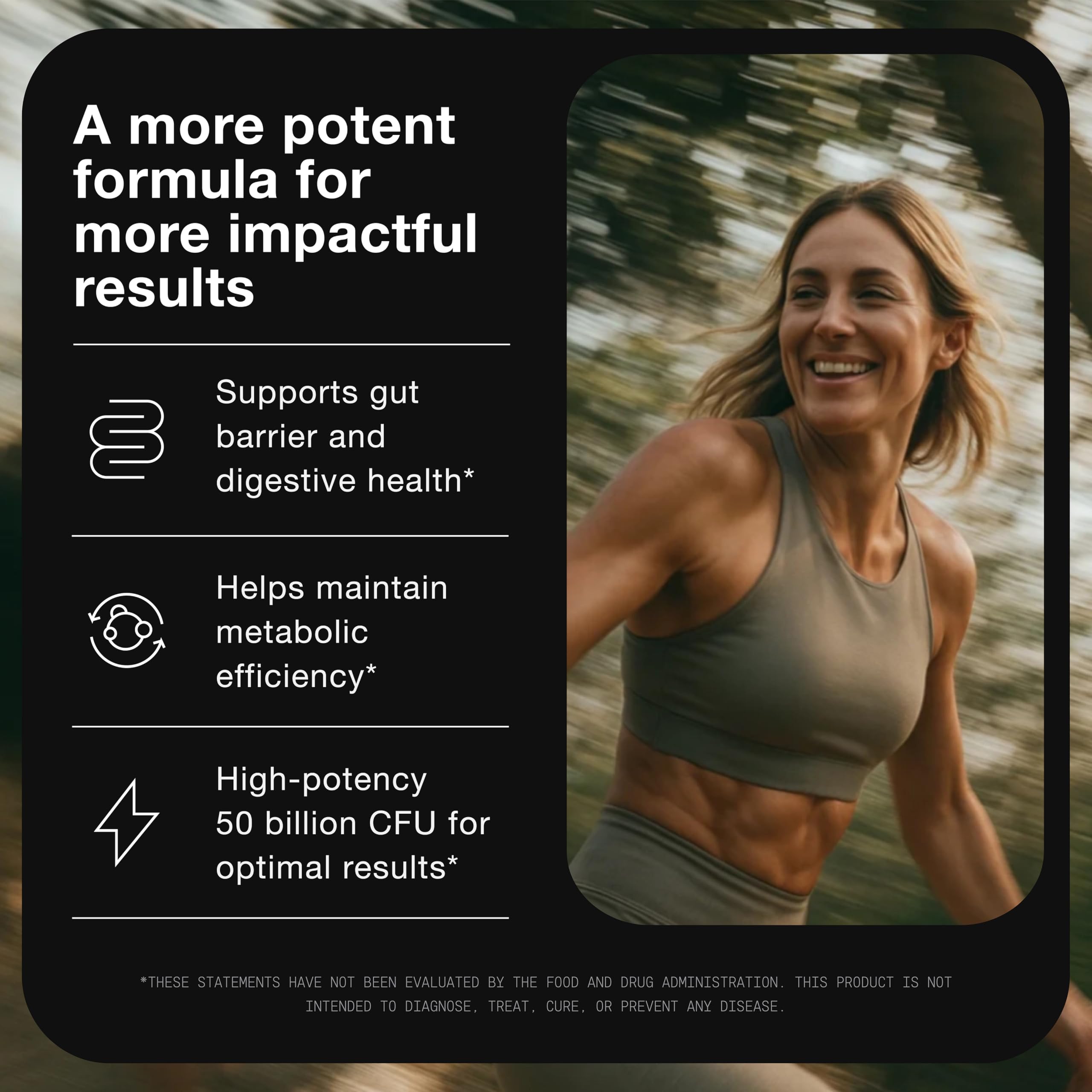 Lactobacillus Gasseri - Ultra High Strength 50 Billion CFU - Delayed Release Capsules - Made with Prebiotic Inulin Fiber - Supports Digestive Health & Gut Flora - Third-Party Lab Tested - 60 Capsules ToniiqAu supplements