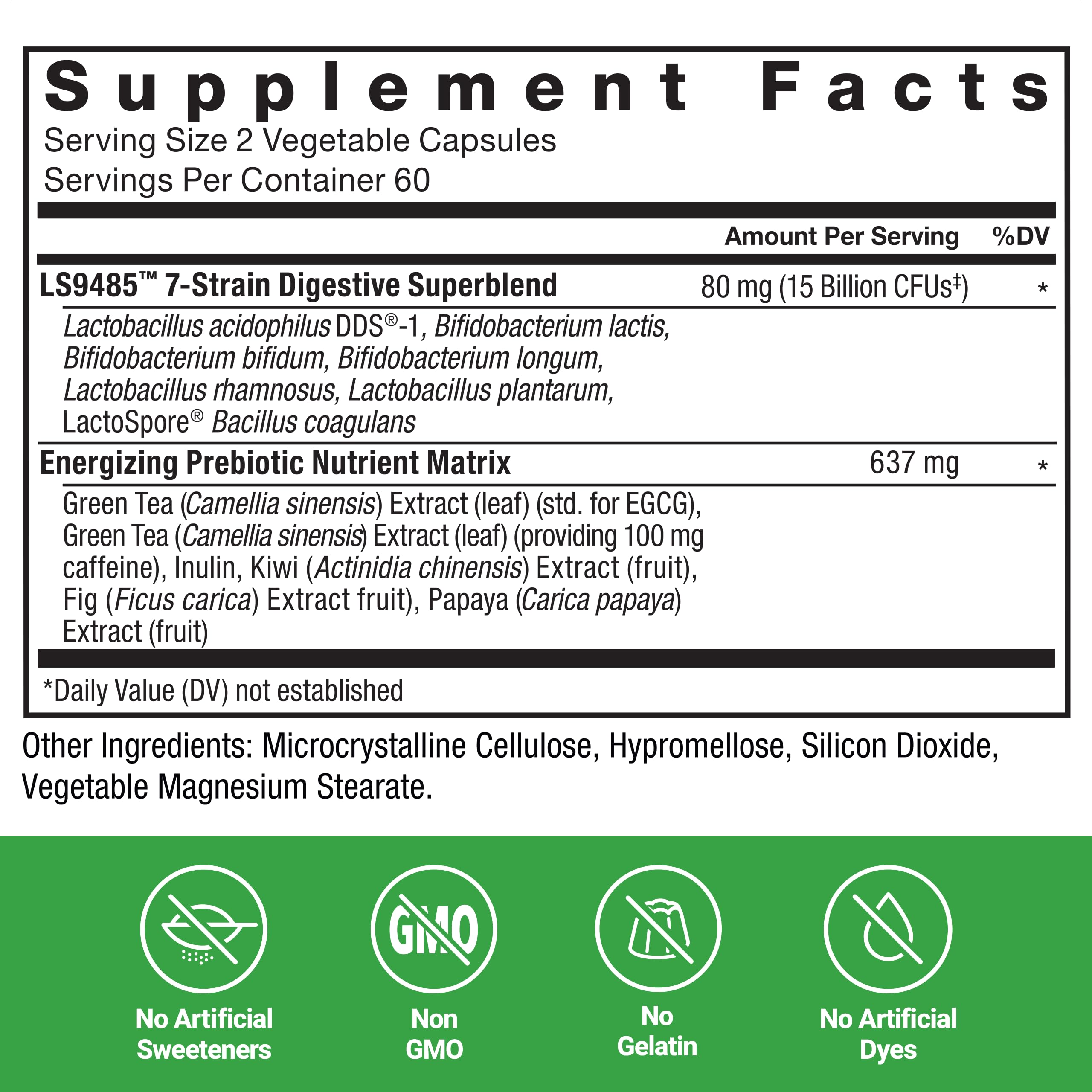 Force Factor ProbioSlim Extra Strength Probiotics for Women and Men with 30 Billion CFUs of Probiotics for Digestive Health, Bloating Relief, and Gut Health, with Prebiotic Fiber, 120 Capsules Force FactorAu supplements