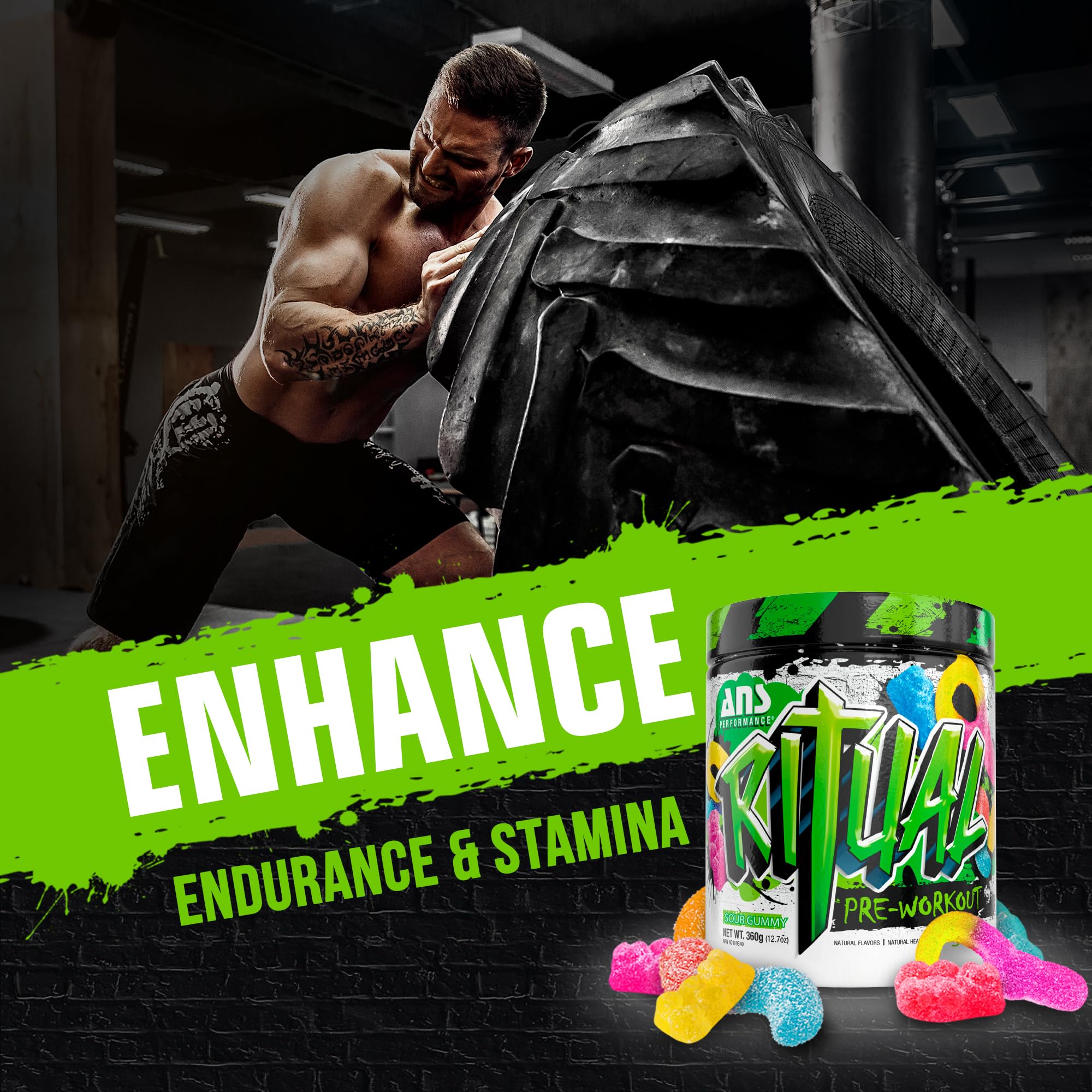 ANS Performance Ritual Pre Workout (30 Servings, 12.7 oz) - Complete Preworkout Formula ANS PerformanceAu supplements