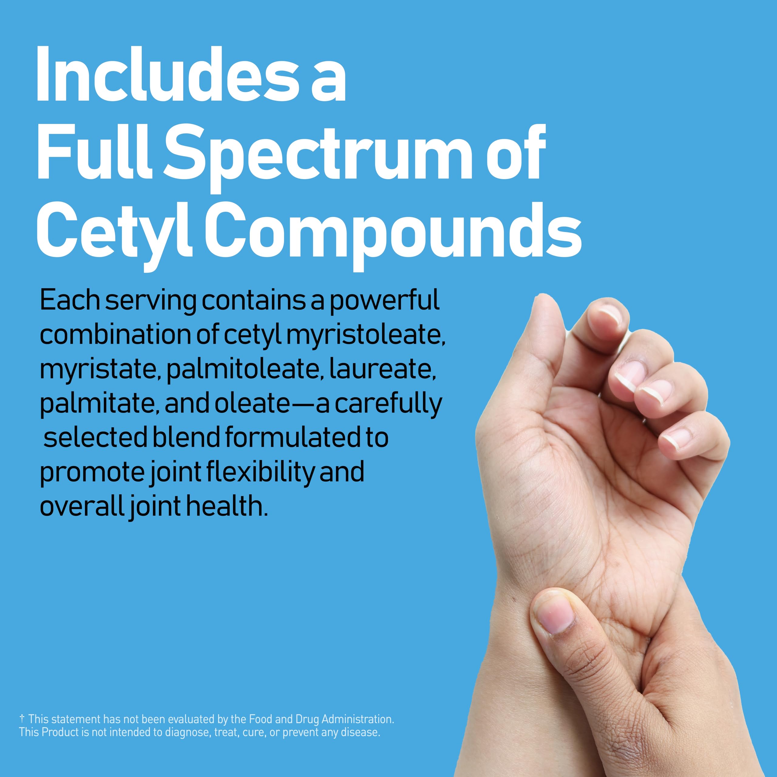Cetyl Myristoleate Complex, CMO Advanced Joint Mobility & Comfort Formula 120 Capsules NANOWELLAu supplements
