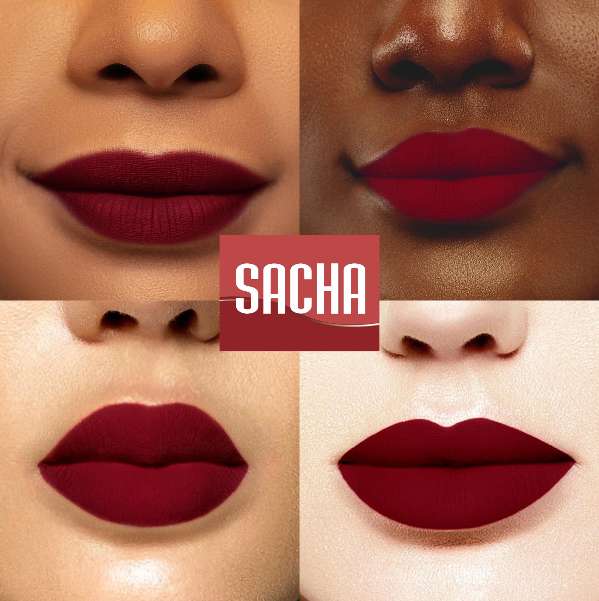Sacha Cosmetics Intense Matte Lip Velvet Liquid Lipstick, Long-Lasting Velvet Matte Finish, 0.2 fl oz Pass The Money Sacha CosmeticsAu supplements