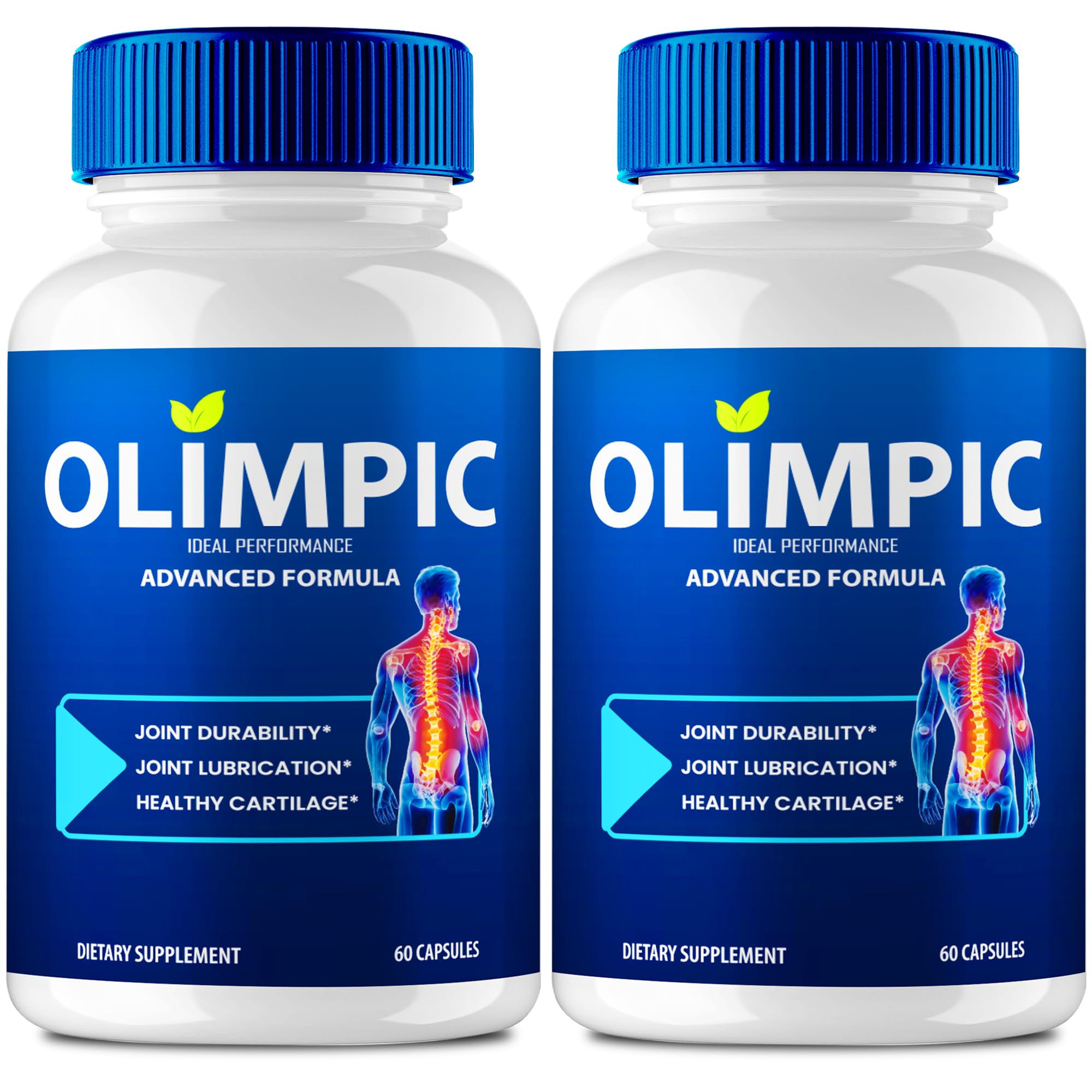 Olimpic Capsules, Advanced Joint Support Supplement Pills for Mobility and Comfort - Maximum Strength, Official Olim Pic Joint Support All Natural Formula, Premium Olim-Pic Reviews (2 Pack) IDEAL PERFORMANCEAu supplements
