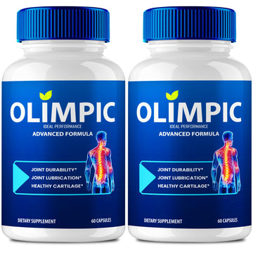 Olimpic Capsules, Advanced Joint Support Supplement Pills for Mobility and Comfort - Maximum Strength, Official Olim Pic Joint Support All Natural Formula, Premium Olim-Pic Reviews (2 Pack) IDEAL PERFORMANCEAu supplements