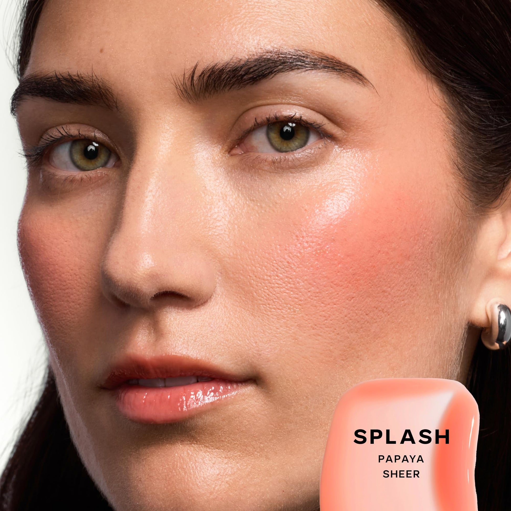 Saie Dewy Glow Duo - Dew Liquid Blush - (.40 oz, Hottie), Glossybounce Lip Gloss-Oil Hybrid (.17 oz, Splash) - Hydrating, Vegan Makeup for Radiant Cheeks & Lips SaieAu supplements