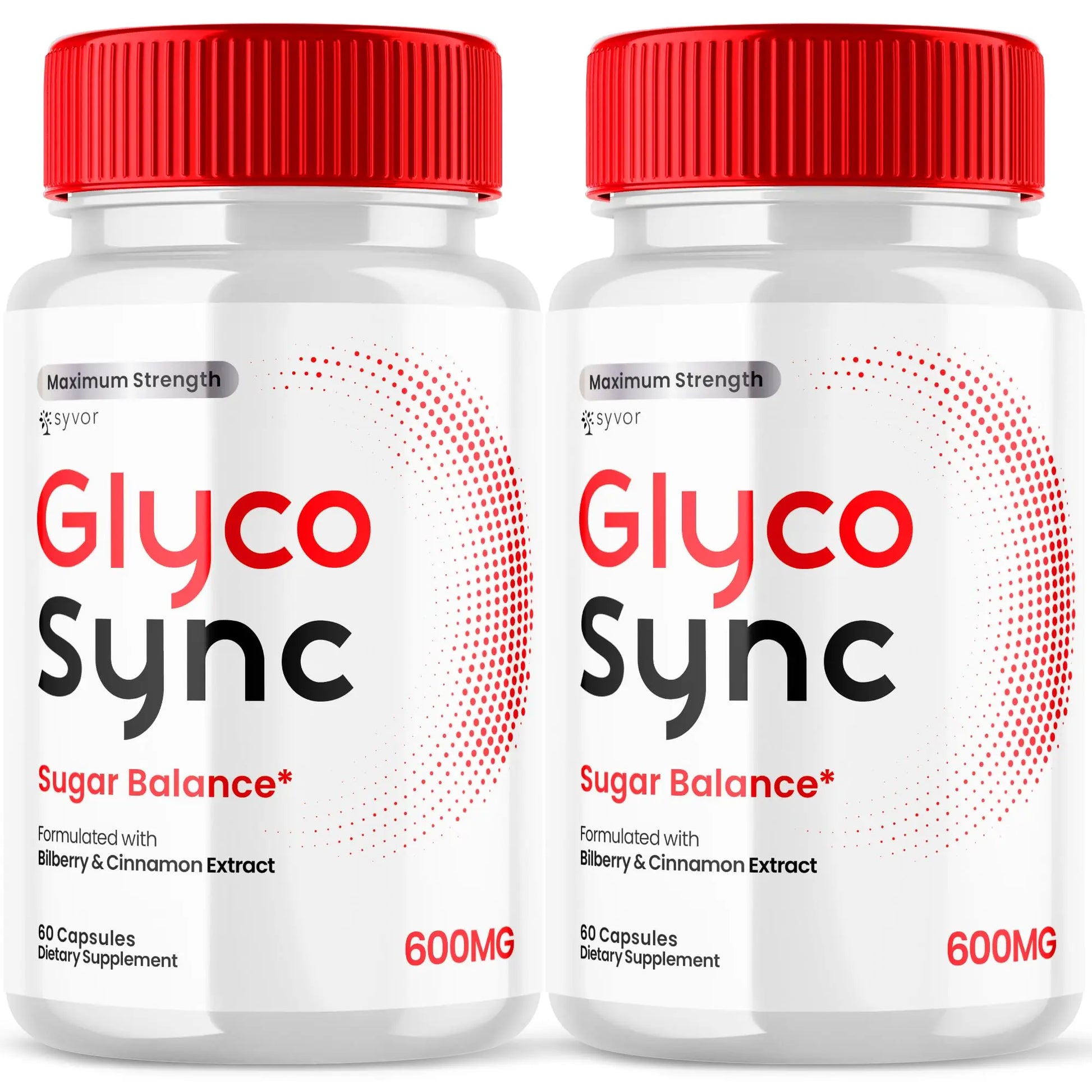 (2 Pack) Glyco Sync Capsules, Official Glyco Sync Balance Pills with All Natural Ingredients, Advanced Formula GlycoSync Joint Health and Wellness Support Max Strength for Men & Women (120 Capsules) SyvorAu supplements
