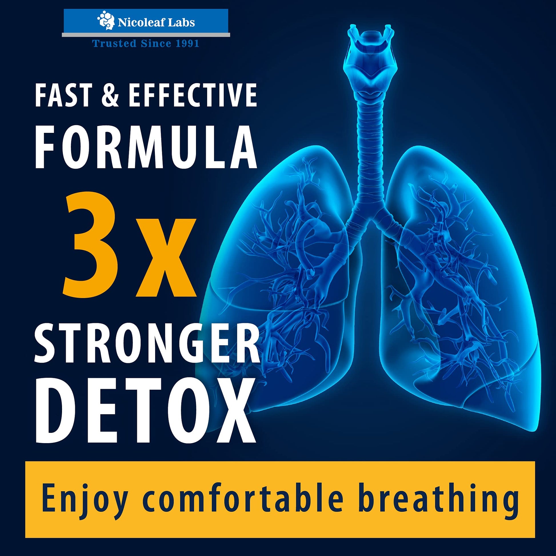 Smoker's Cleanse - Quit Smoking Aid & Respiratory Support - Made in USA NICOLEAF LABSUS supplements