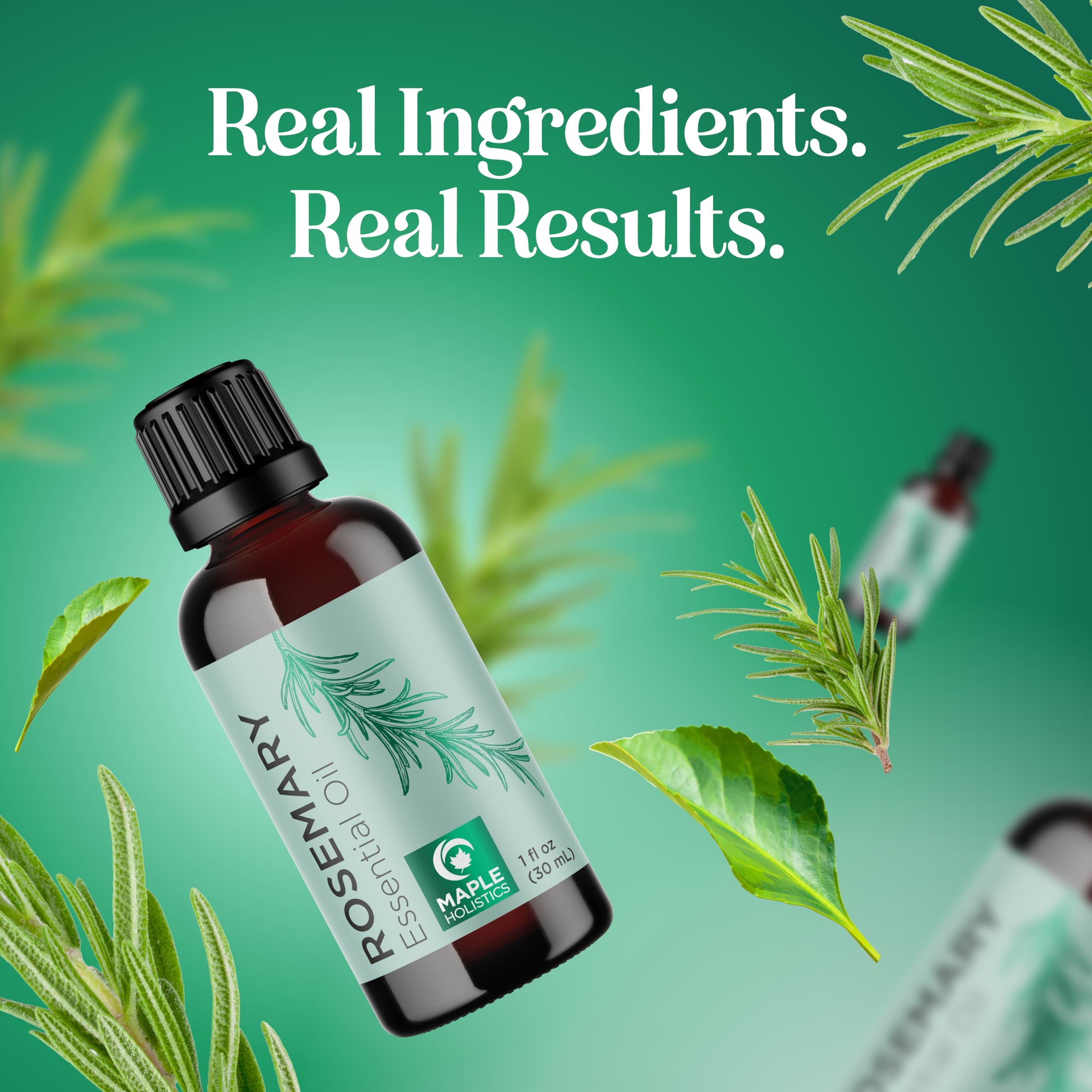 Pure Rosemary Essential Oil for Aromatherapy - Pure Rosemary Oil for Hair Skin and Nails Maple HolisticsAu supplements