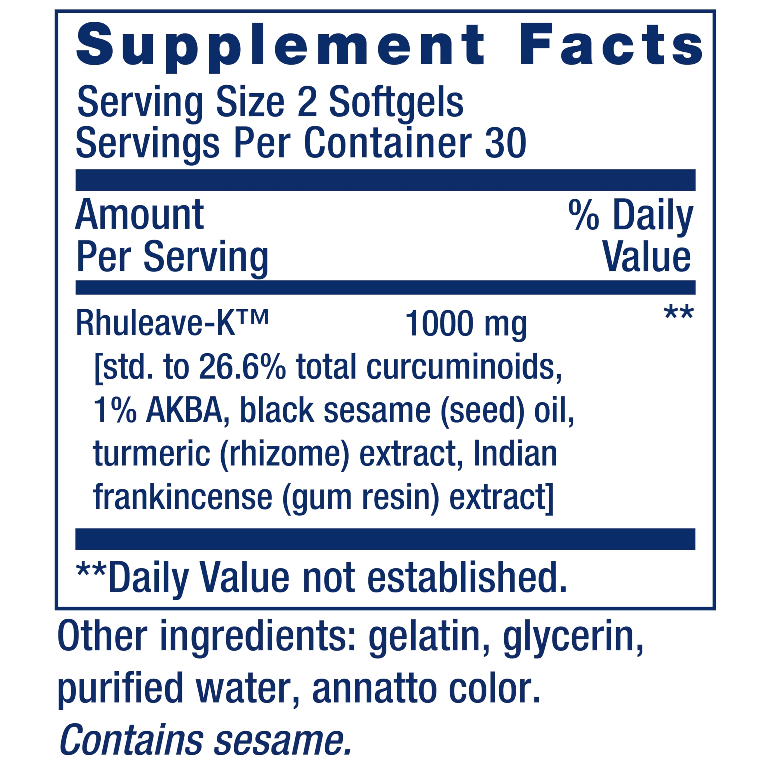 Life Extension Fast Acting Relief, Black Sesame Seeds, Turmeric, Boswellia, Joint Support Supplement, Quick Relief for discomfort in Bones, Joints & Muscles, Gluten-Free, Non-GMO, 60 softgels Life ExtensionAu supplements