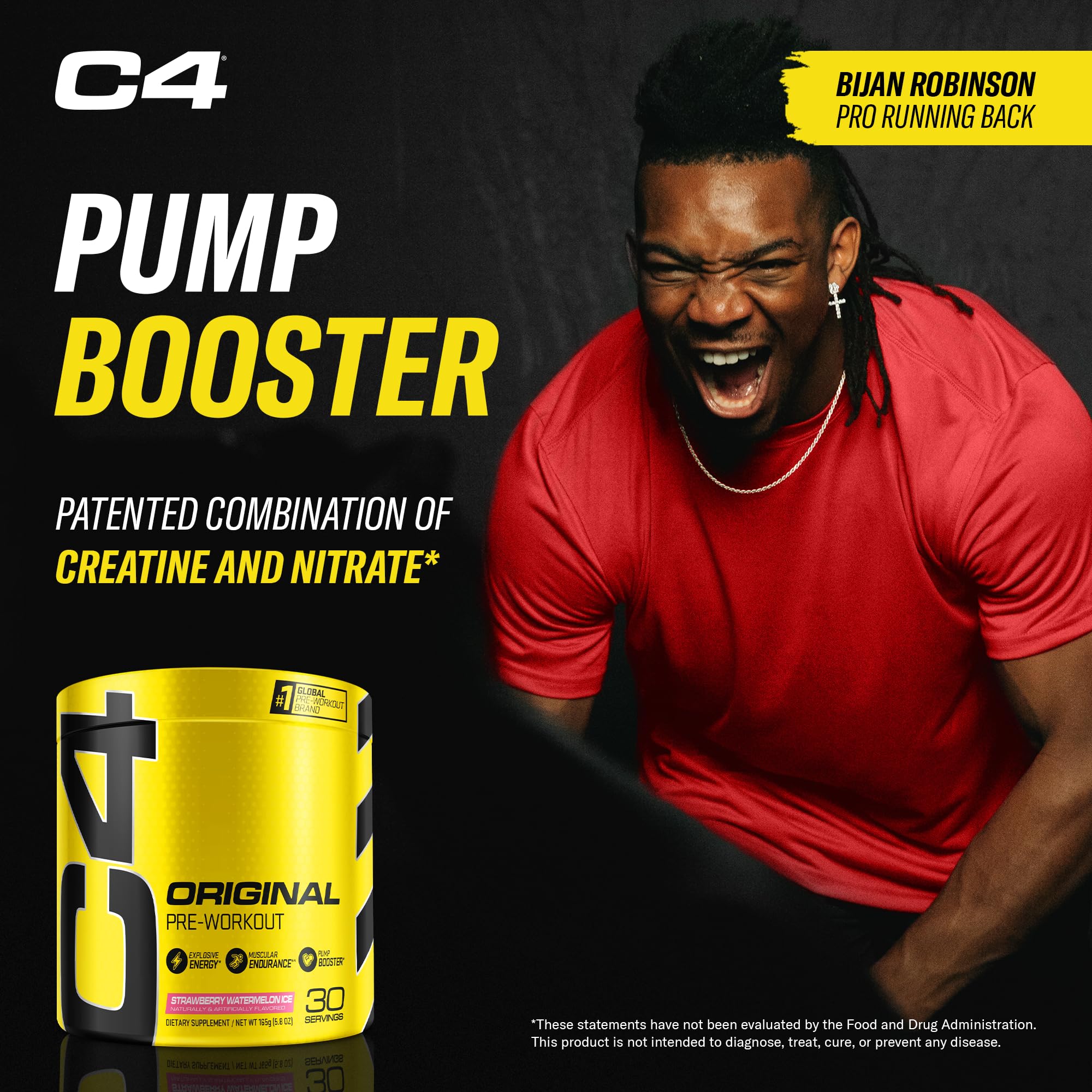 Cellucor C4 Original Pre Workout Powder Strawberry Watermelon Ice Sugar Free Preworkou CellucorUS supplements