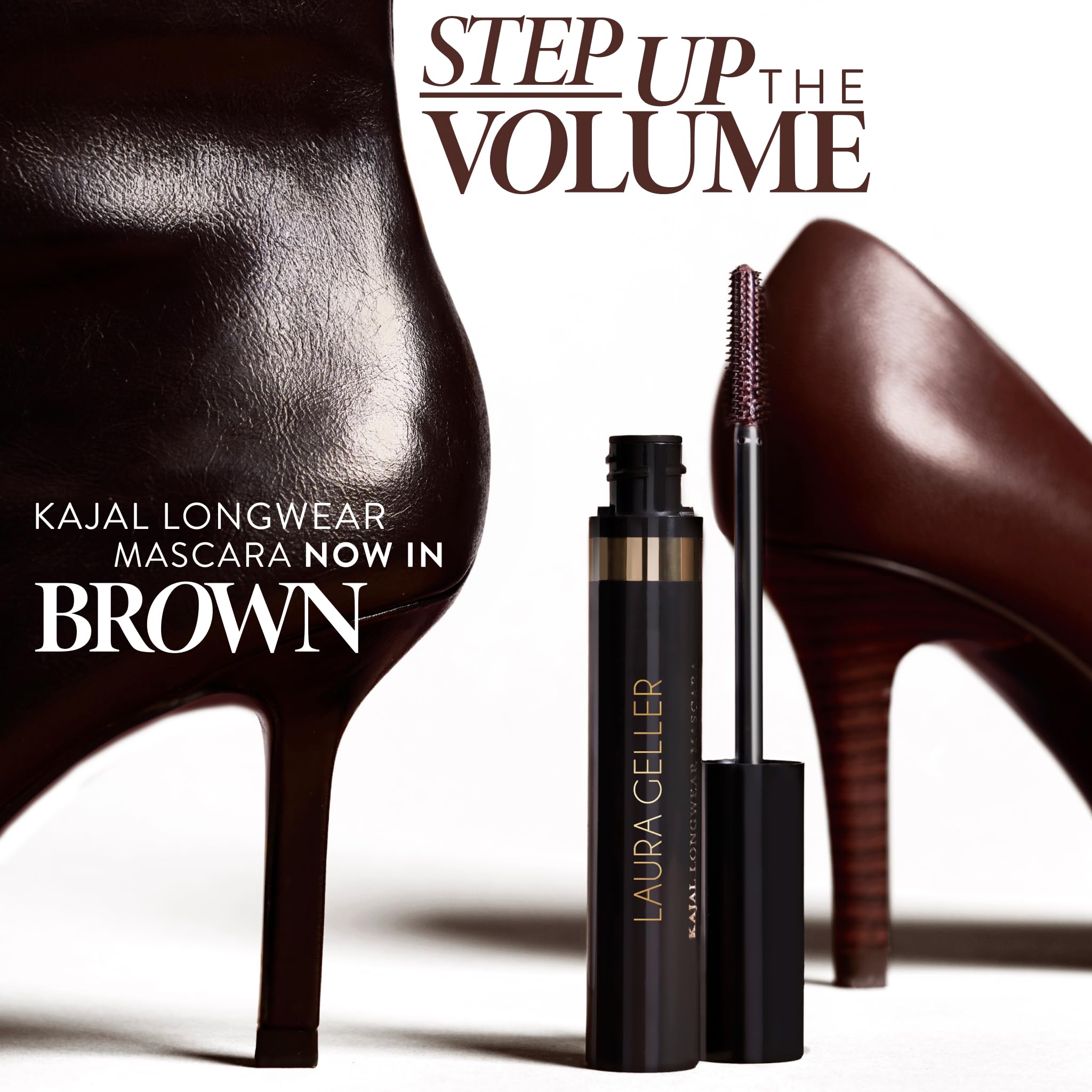 LAURA GELLER NEW YORK Kajal Longwear Mascara, Brown - Lengthening, Defining, Curling, Buildable Formula Eye Makeup - Natural Look for Everyday LAURA GELLER NEW YORKAu supplements