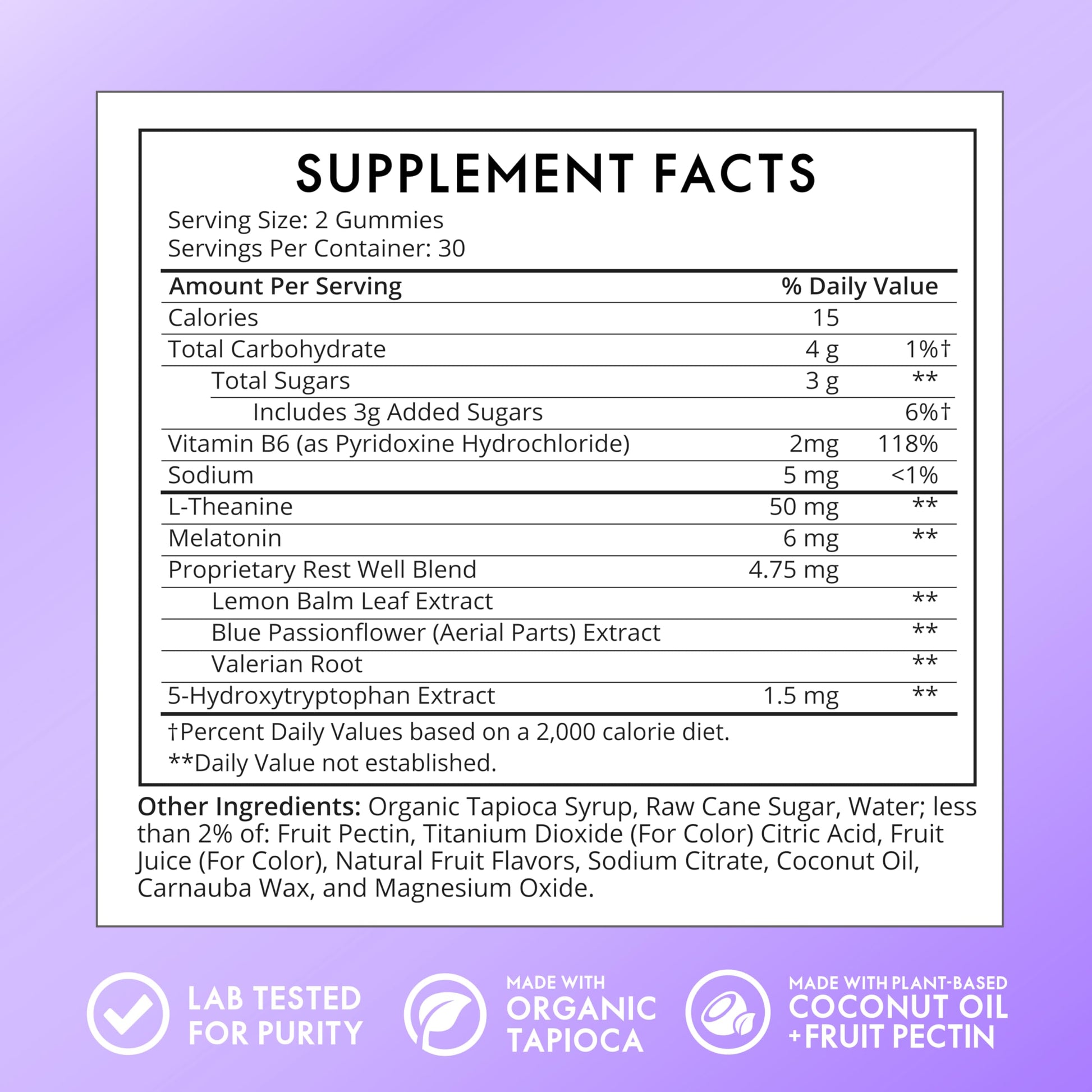Sugarbear Sleep Aid Gummies for Adults with Melatonin 6mg, Magnesium SugarBearHairUS supplements