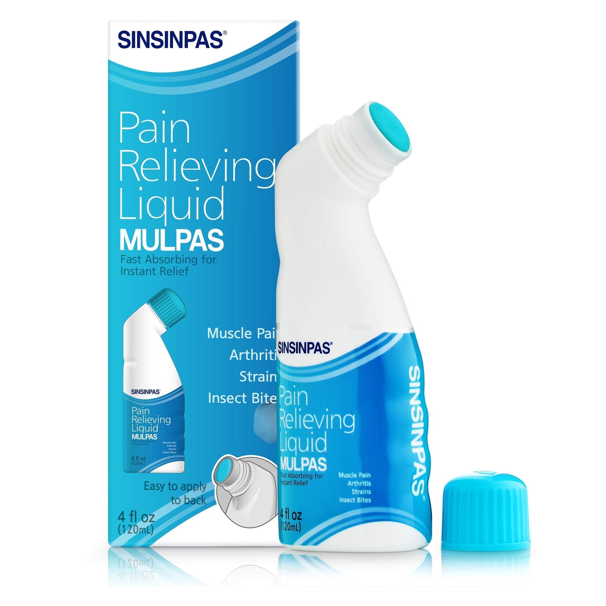 SINSINPAS Pain Relieving Liquid - MULPAS 2 Pack (Total 8 fl oz) SINSINPASAu supplements
