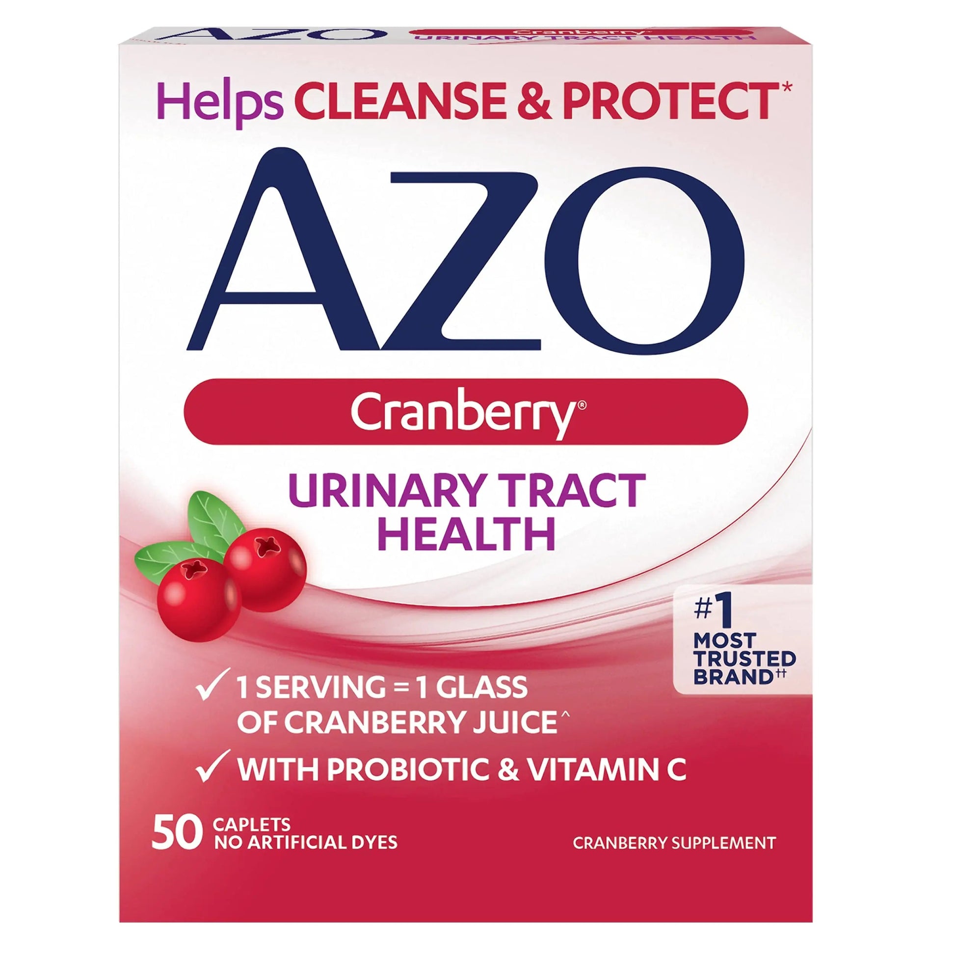 AZO D Mannose Urinary Tract Health, Cleanse, Flush & Protect The Urinary Tract & Cranberry Urinary Tract Health Supplement, 1 Serving = 1 Glass of Cranberry Juice, Sugar AZOAu supplements