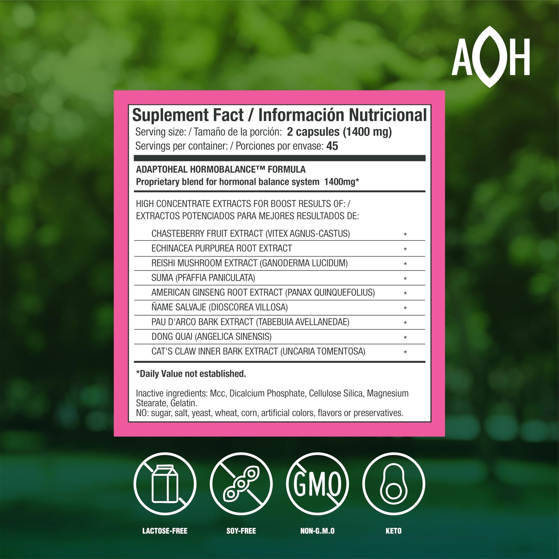Hormone Balance for Women – Menopause & PMS Support Supplement – Adaptogens for Female Balance & Wellness – 90 Vegan Capsules ADAPTOHEALAu supplements