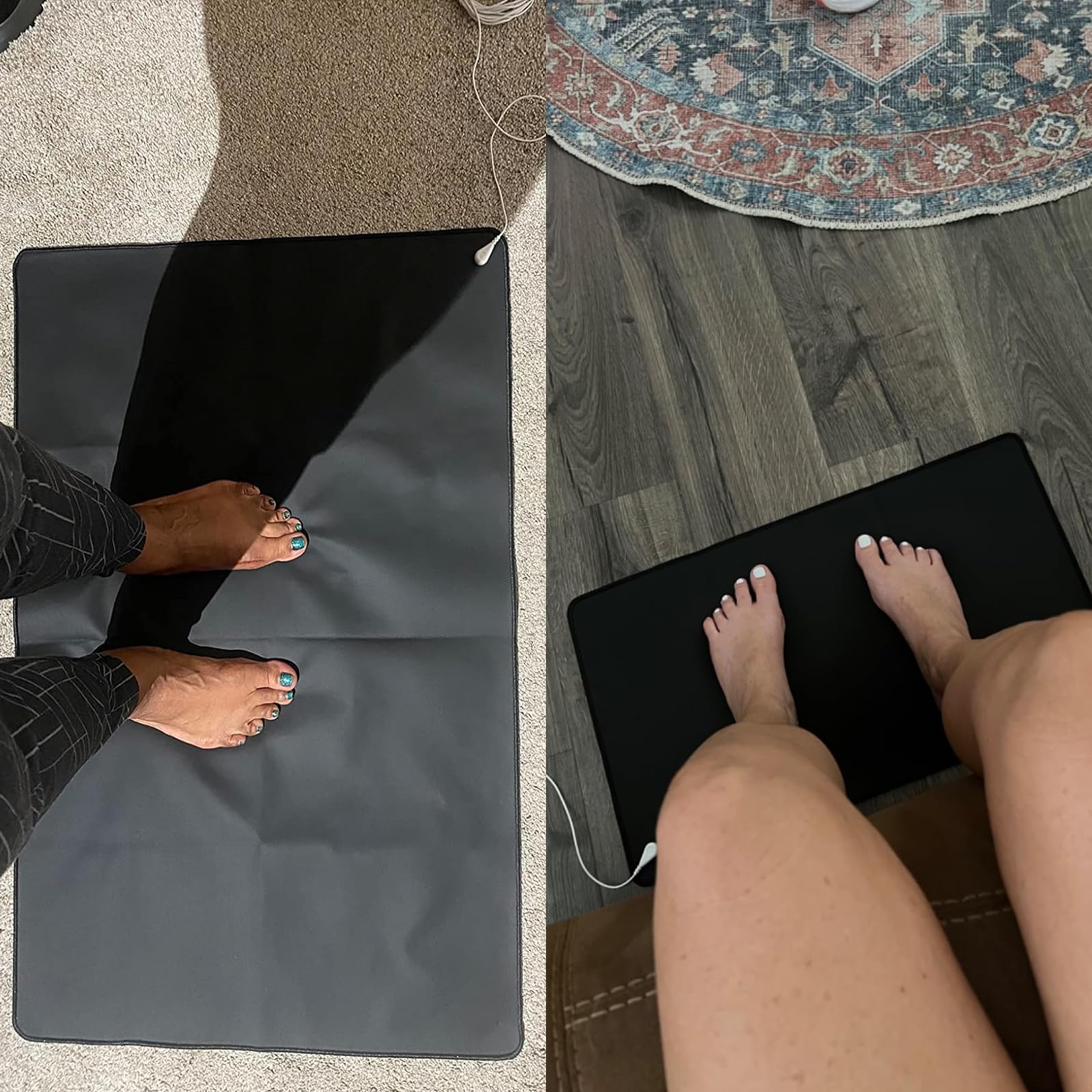 Seader Grounding Mat for Sleep, Conductive Grounding Pad, Earth Mat with 15ft Grounding Cord seaderAu supplements