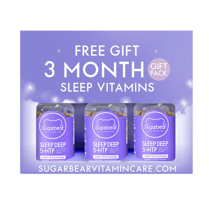 Sugarbear Sleep Aid Gummies for Adults with Melatonin 6mg, Magnesium SugarBearHairUS supplements