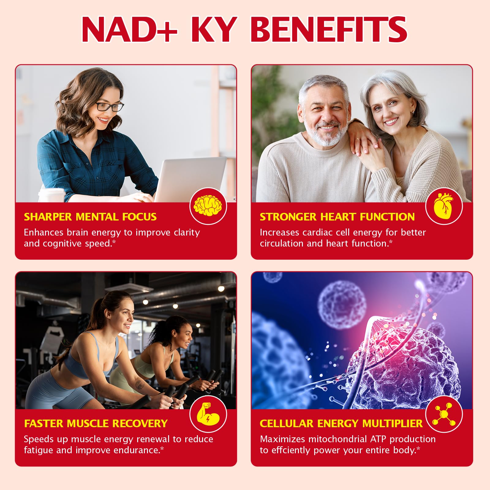 KITNOBLIS NAD+ Supplement for Women 1000mg - High Potency Cellular Energy Booster with PQQ, Resveratrol - Health, Anti-Aging Support （21pcs） KITNOBLISAu supplements
