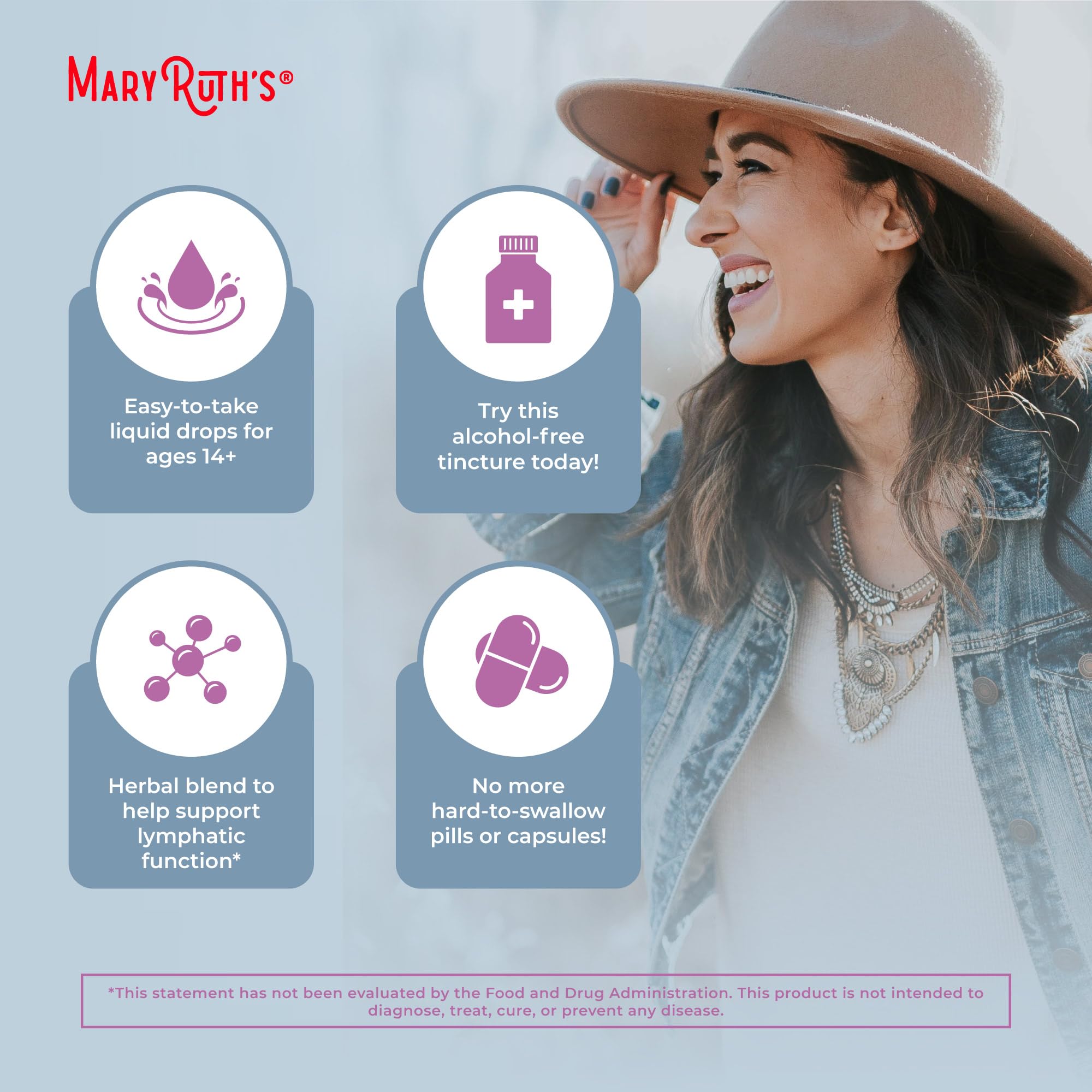 Lymphatic Support Drops by MaryRuth's | USDA Organic Lymphatic Cleanse Immune Support Supplement| Lymphatic Support with Echinacea & Elderberry | Blue Vervain | Vegan | Non-GMO | 30 Servings MARYRUTH'SUS supplements