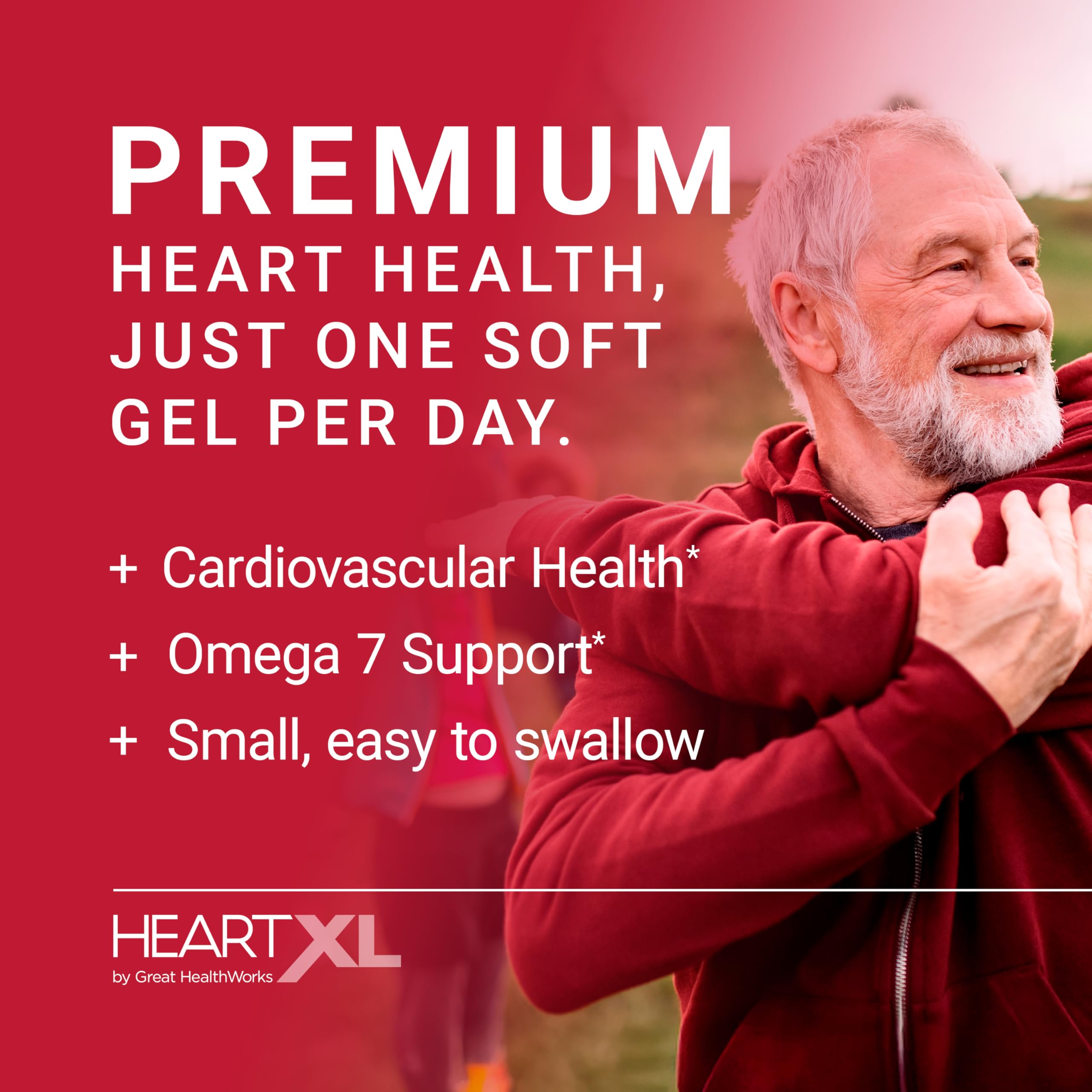 OmegaXL Joint Support Supplement - Natural Muscle Support, Green Lipped Mussel Oil, Soft Gel Pills, Drug-Free, 60 Count + HeartXL 30 Count, High Potency Omega-7 Blend OmegaXLAu supplements