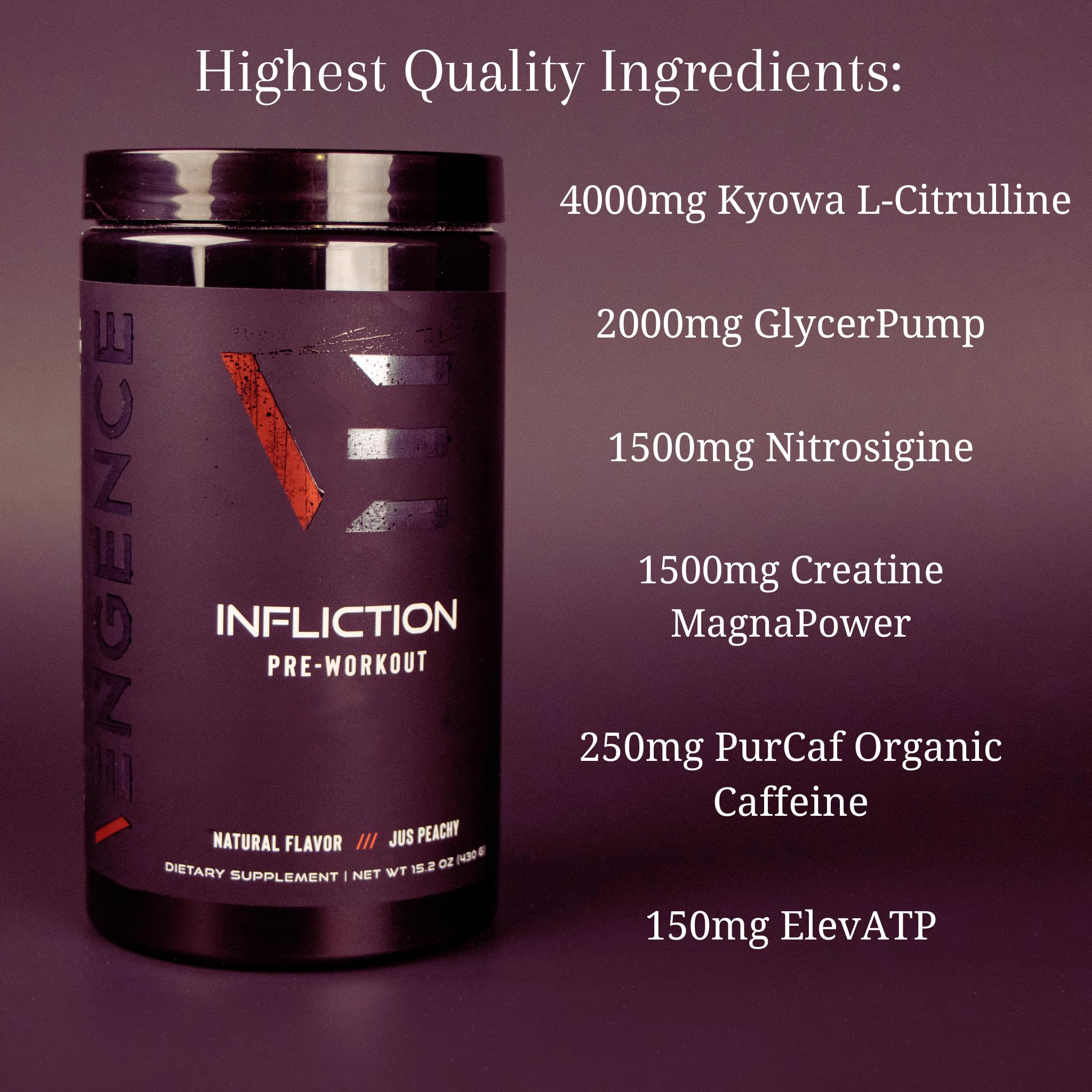 Vengence Infliction Pre-Workout Powder for Men & Women - Energy, Focus & Massive VengenceAu supplements
