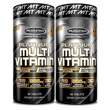 MuscleTech Platinum Multi Vitamin 90 Count (2 Pack) MuscleTechAu supplements