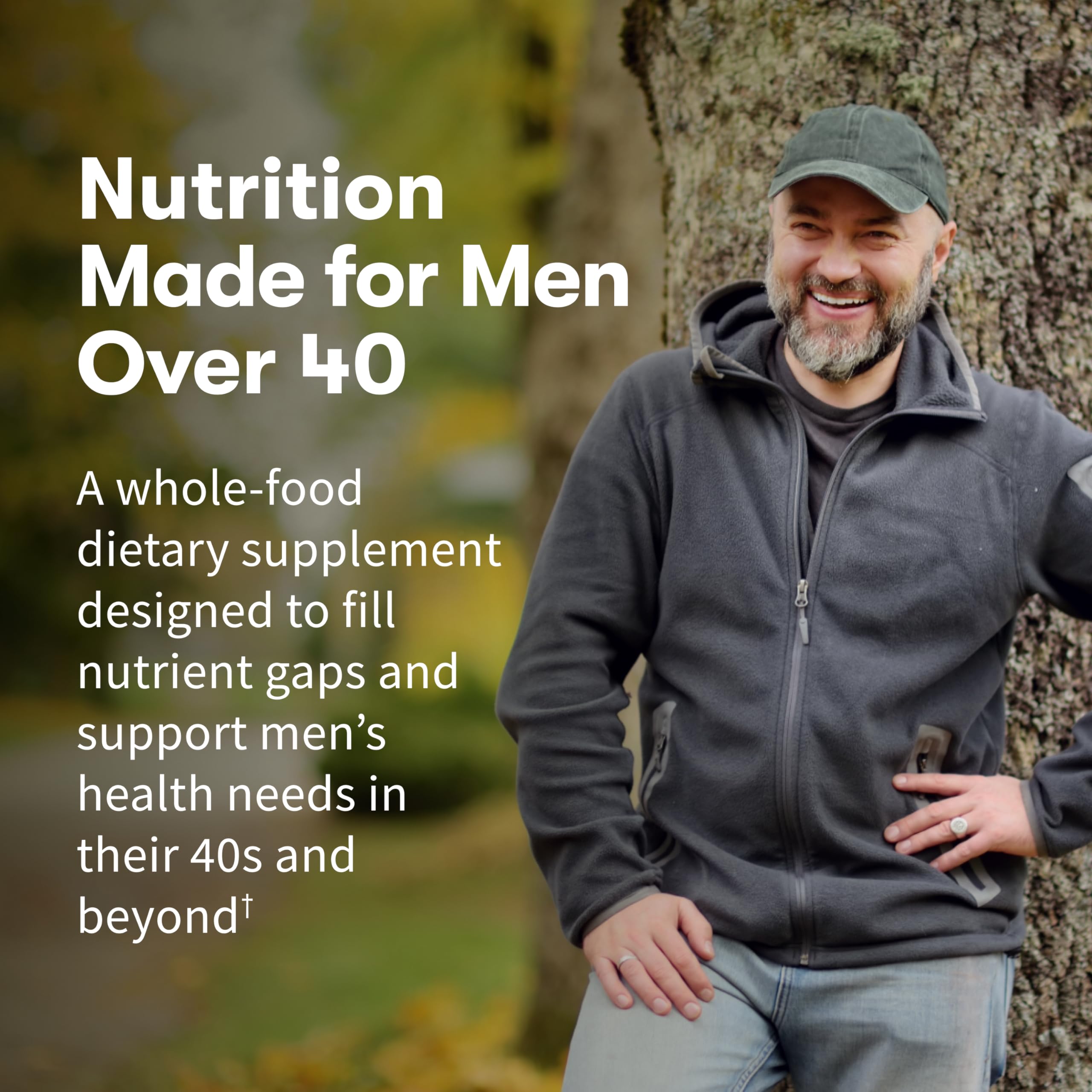 Garden of Life Organics Men's 40+ Multivitamin with Prostate Support, B12 & Vitamins – Vegan Daily Whole Food Multivitamin, Non-GMO, Certified Organic, 120 Tablets Garden of LifeAu supplements