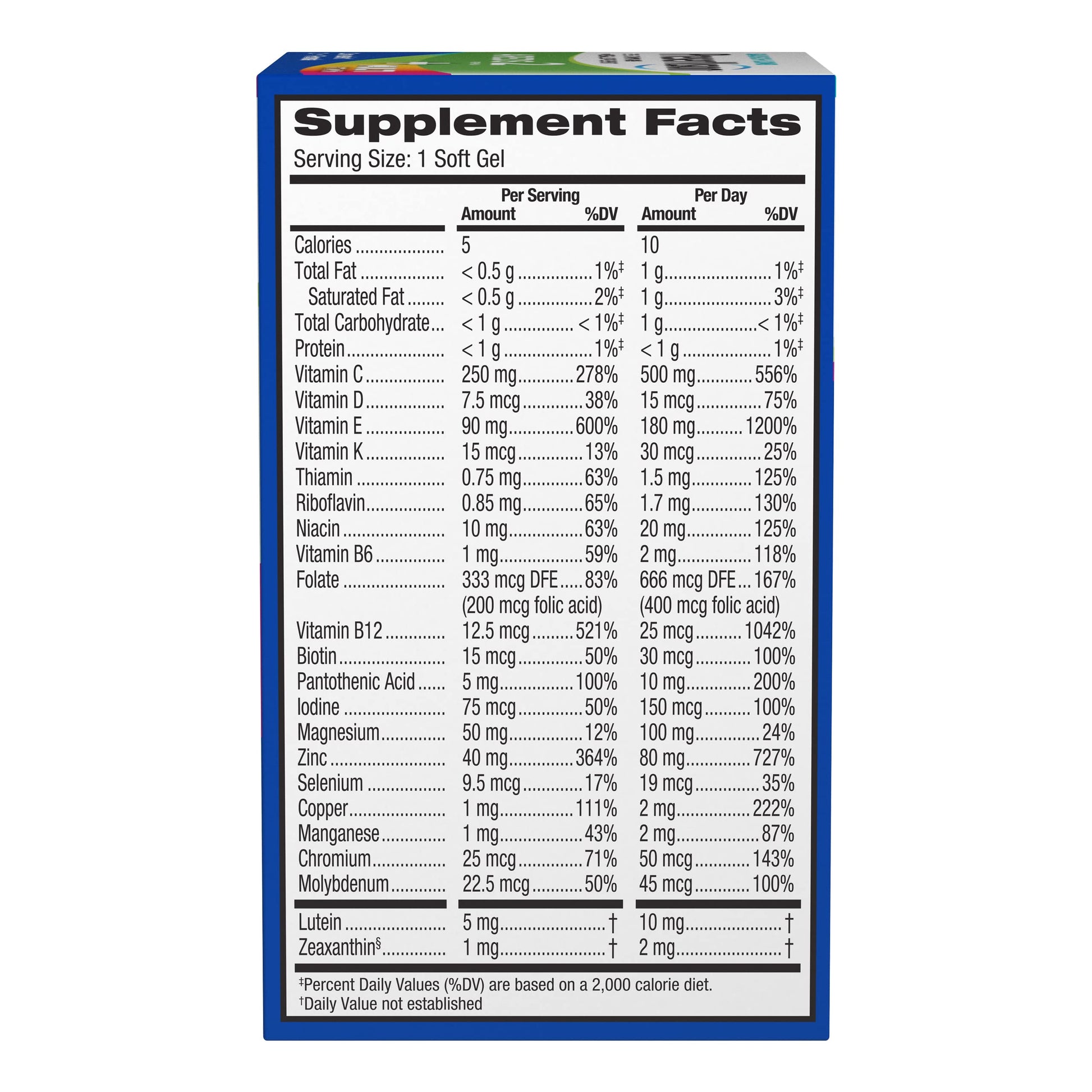 PreserVision AREDS 2 + Multivitamin, #1 Eye Doctor Recommended Brand, 2-in-1 Eye Vitamin with Lutein, Zeaxanthin, Zinc, and Vitamin C, D & E, 100 Softgels PreserVisionAu supplements