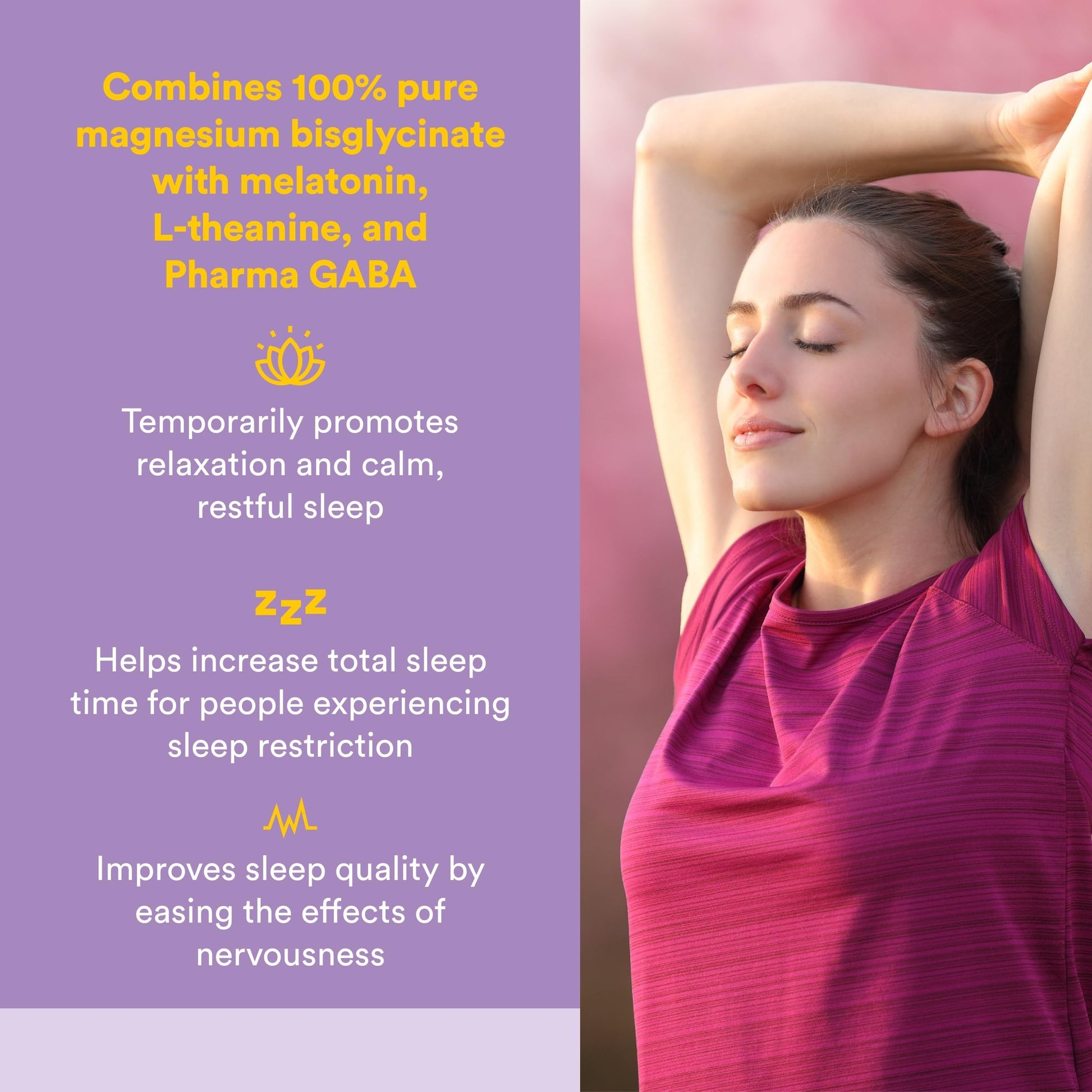 Natural Factors Stress-Relax Nighttime Magnesium Bisglycinate - Supports Sleep & Relaxation* - with Melatonin, L-Theanine & GABA - Tropical Flavor - 4.23 oz Natural FactorsAu supplements