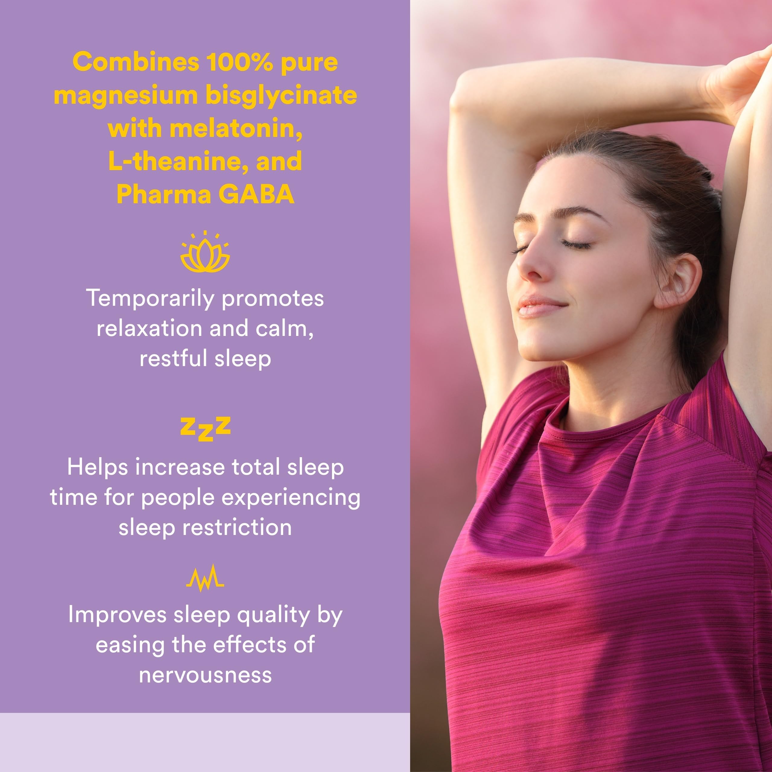 Natural Factors Stress-Relax Nighttime Magnesium Bisglycinate - Supports Sleep & Relaxation* - with Melatonin, L-Theanine & GABA - Tropical Flavor - 4.23 oz Natural FactorsAu supplements