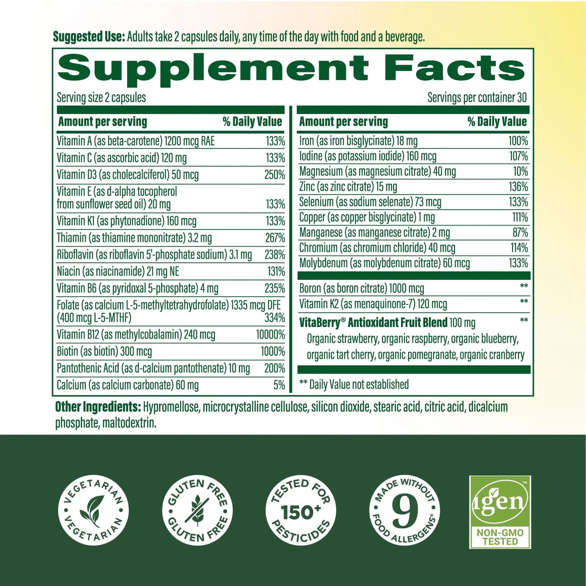 MegaFood Whole Body Womens Multivitamin - Multivitamin for Women - Vitamin D3 K2, Magnesium Citrate, Folate, Biotin, Iron MegaFoodAu supplements