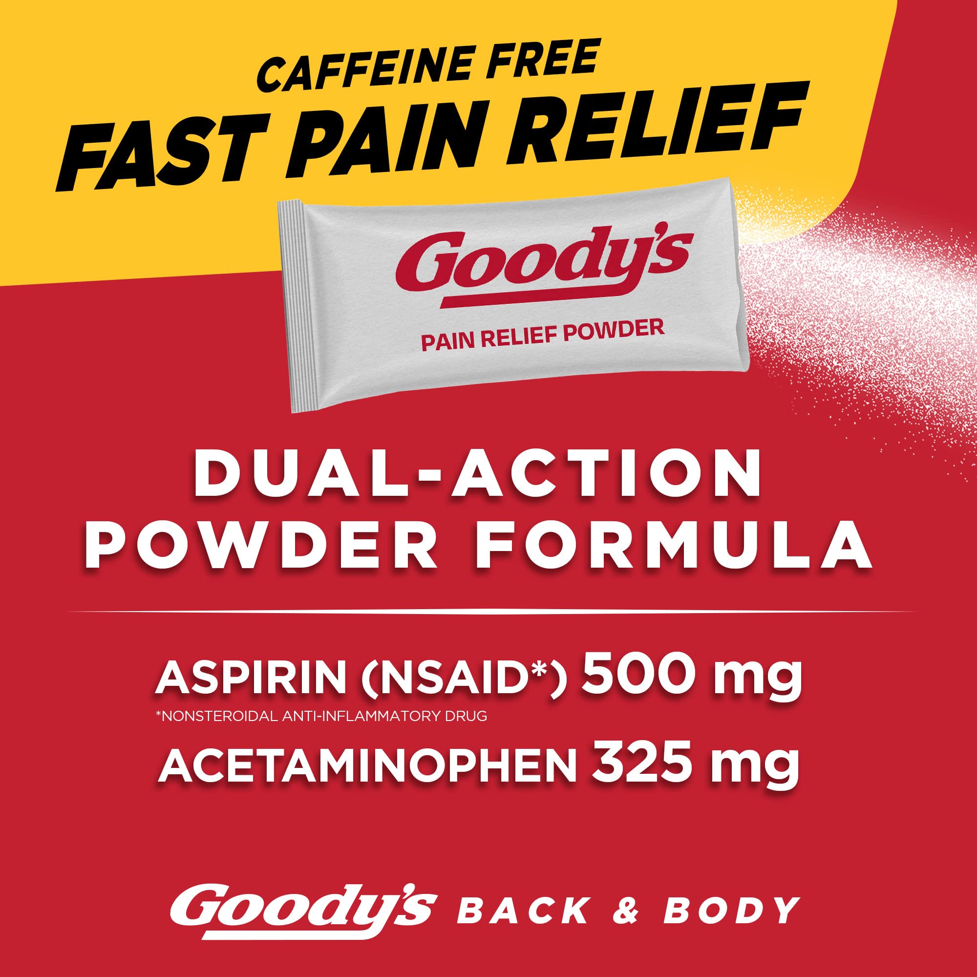 Goody's Back and Body Pain Relief Powder, 24 ct (Pack of 4) Goody'sAu supplements