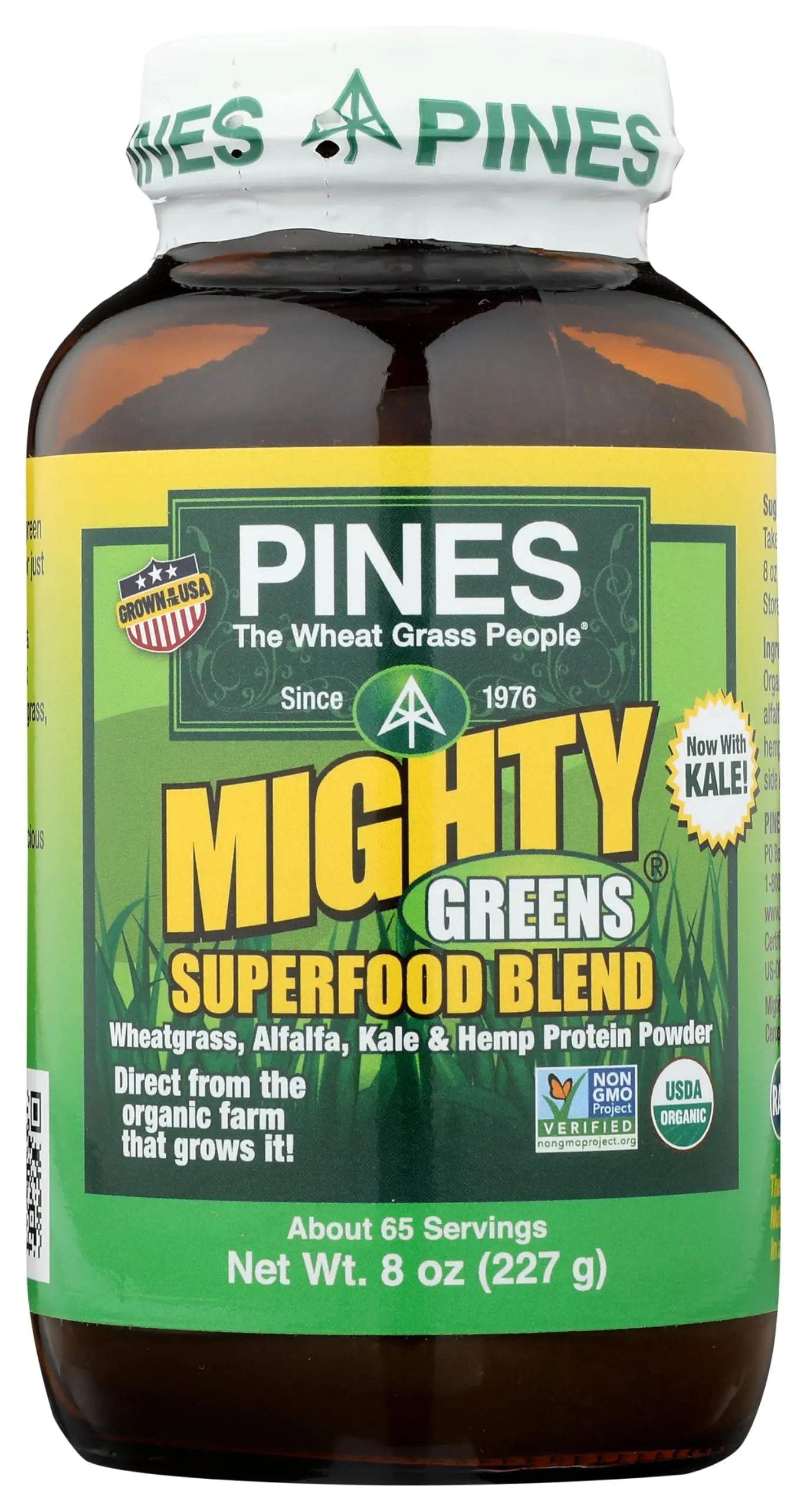 Pines Organic Mighty Greens Superfood Blend, 8 Ounce PinesAu supplements