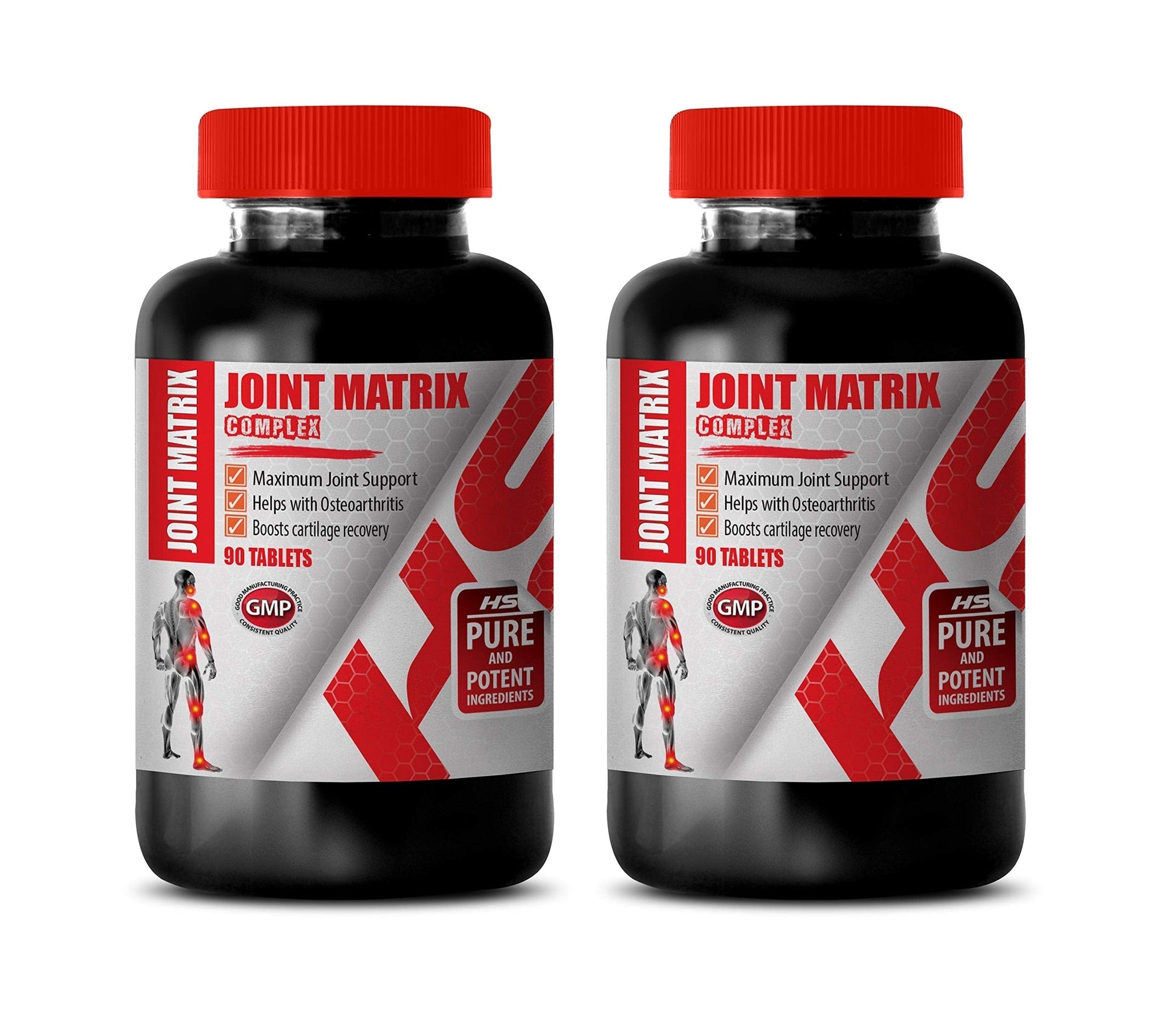 Enhanced Mobility - Joint Matrix Complex - Motion Blend, Strength and Mobility, Flex Formula, Functional Complex, Active Performance, Herbal Joint Formula, Total Body Support 2 Bottles 180 Capsules Healthy Supplements LLCAu supplements