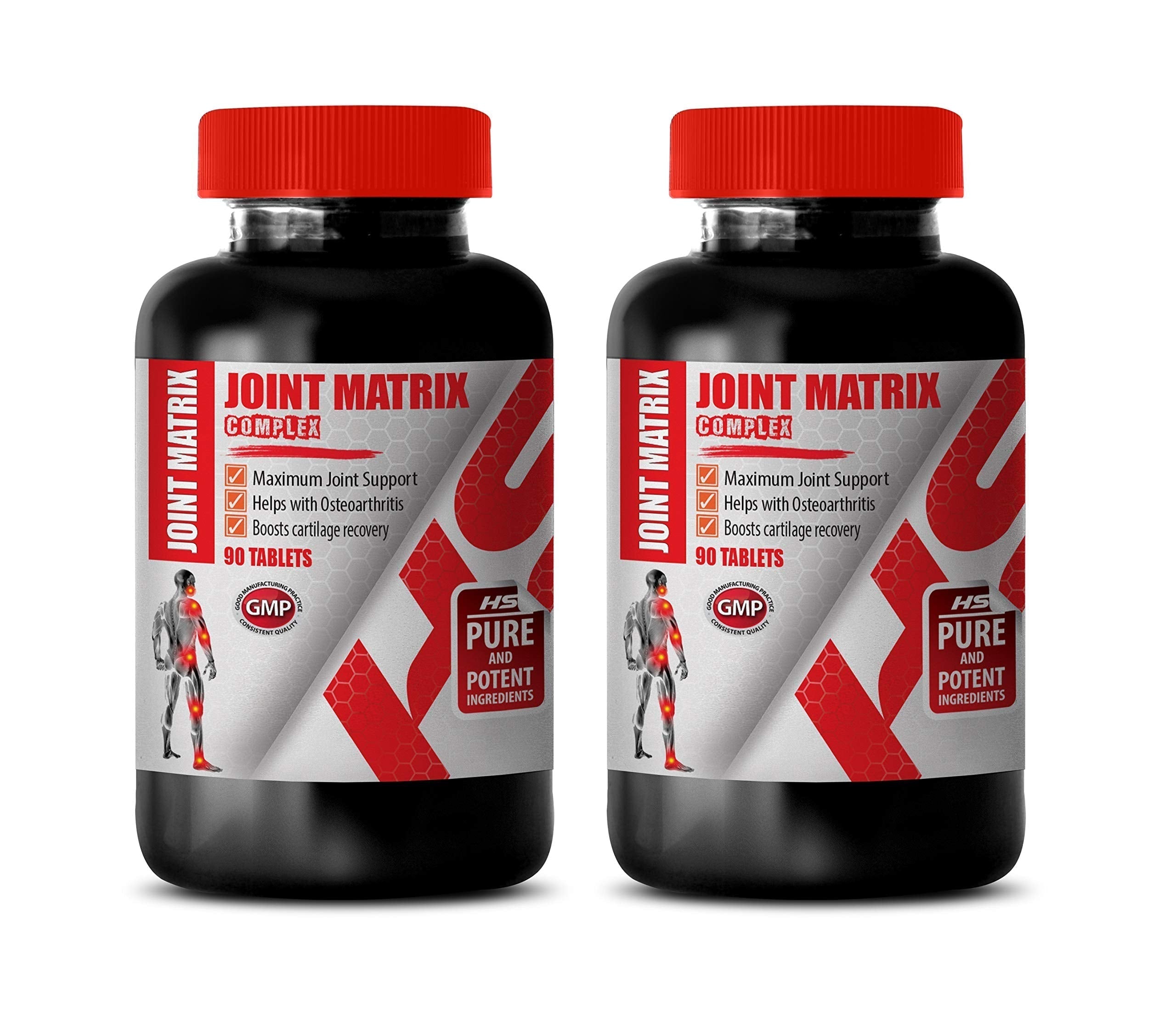 Enhanced Mobility - Joint Matrix Complex - Motion Blend, Strength and Mobility, Flex Formula, Functional Complex, Active Performance, Herbal Joint Formula, Total Body Support 2 Bottles 180 Capsules Healthy Supplements LLCAu supplements