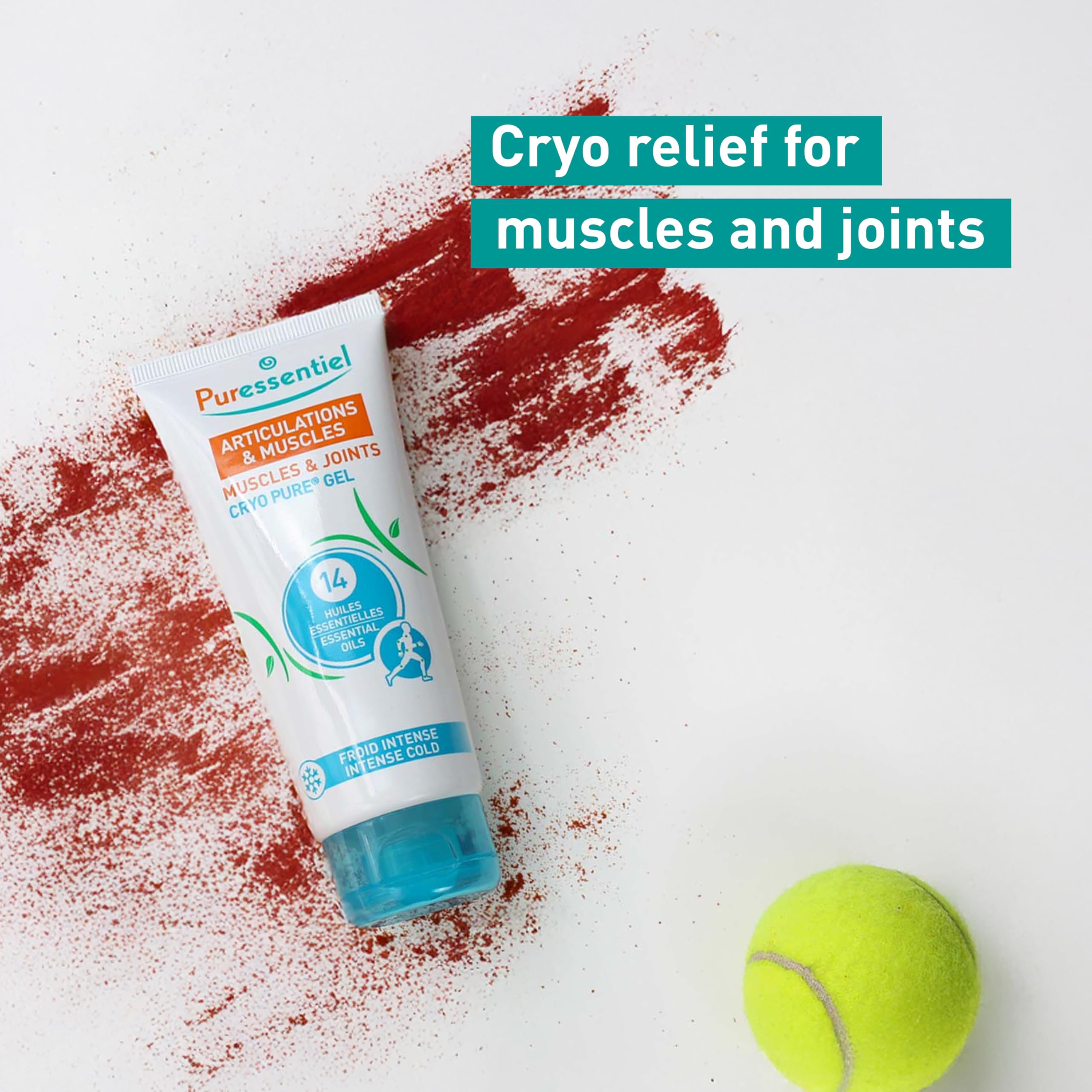 Puressentiel Muscles and Joints Cryo Pure Gel - Intense Cold Effect - Non-Sticky Formula with 14 Calming Essential Oils - Muscle Relaxer - 2.7 oz PuressentielAu supplements