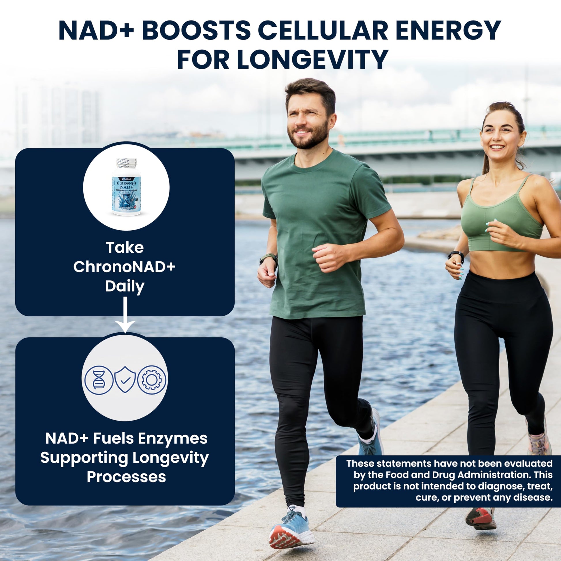CellStart NAD+ Resveratrol Supplement 60 Capsules of 500mg | Anti Aging & Cellular Support Supplements for Women & Men - NAD Supplement Made in USA, (1-Month Supply) CellStartAu supplements
