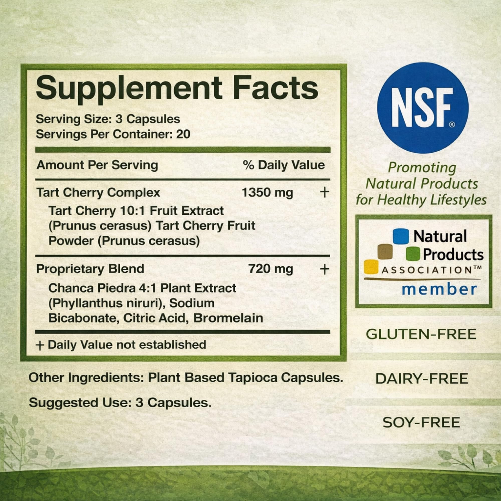 Pinnacle Purity Stone Breaker 60 Capsules, With Chanca Piedra, Tart Cherry & Bromelain – Supports Kidney & Liver Balance, Promotes Gentle Stone Management, Enhances Natural Cleansing Pathways, Non-GMO Pinnacle PurityAu supplements