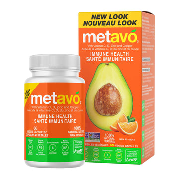 Metavo Immune Health - Natural Immune Support Supplement, Essential Zinc Supplements for Men & Women Enriched with Vitamin C, D & Copper, 60 Vegan Capsules, 30 Servings MetavoAu supplements