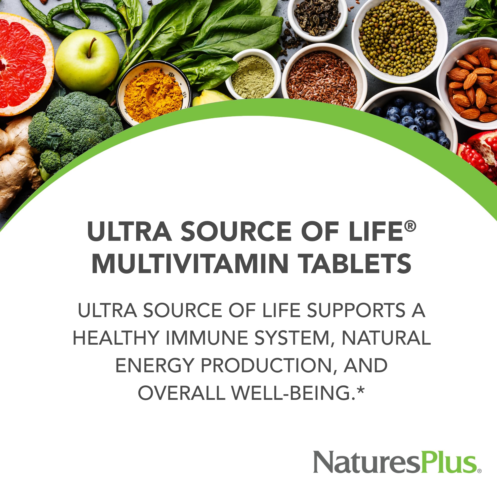 NaturesPlus Ultra Source of Life with Lutein - 180 Tablets - Multivitamin Supplement with Whole Foods - Supports Natural Energy & Overall Well-Being - Gluten Free, Vegetarian - 60 Servings NaturesPlusAu supplements
