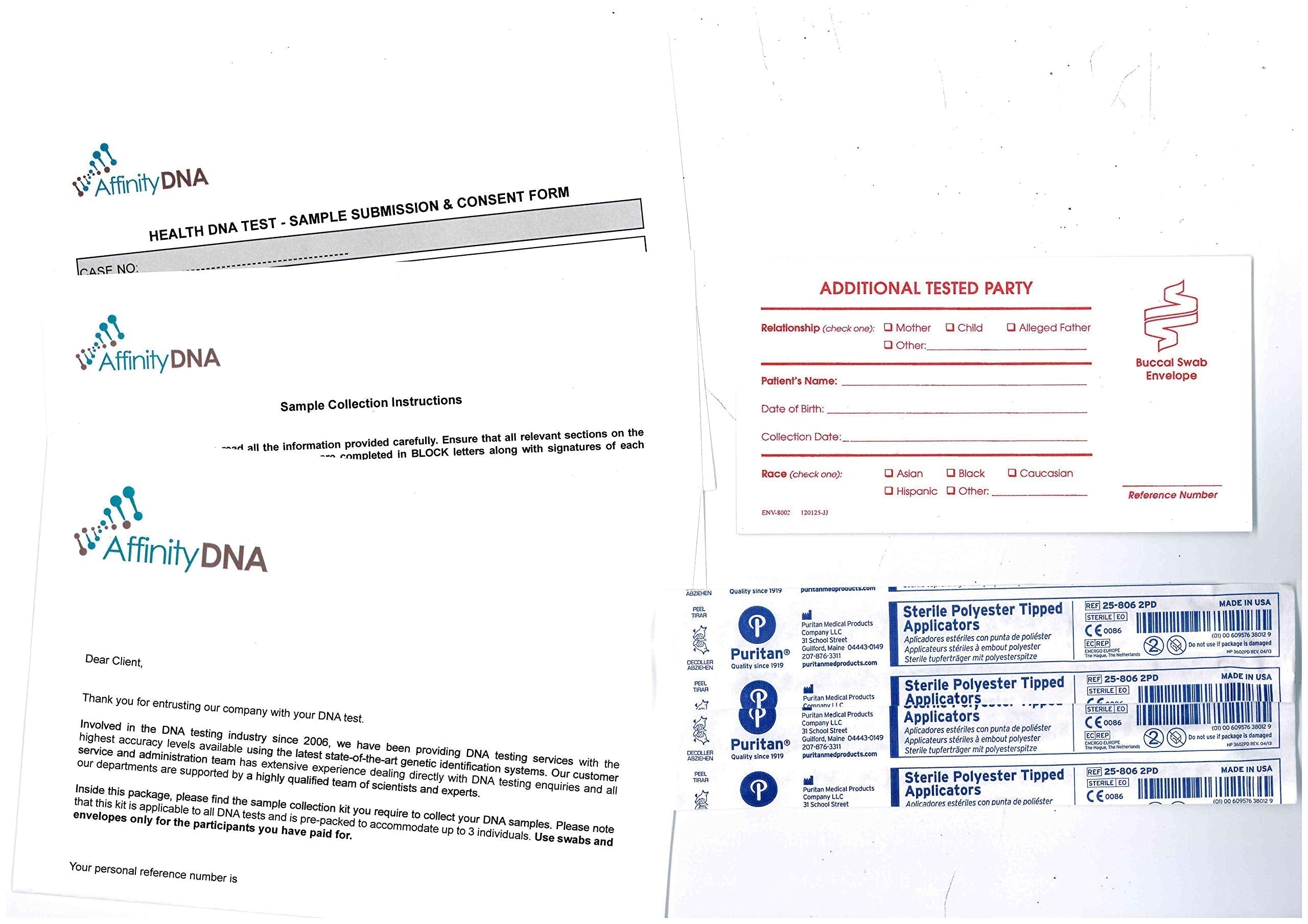 AffinityDNA Oral Microbiome Test Kit | Oral Bacteria Test for Dental Health | at Home Cheek Swab Sample Collection Kit | Results in 10-15 Working Days | No Extra Fees AffinityDNAAu supplements