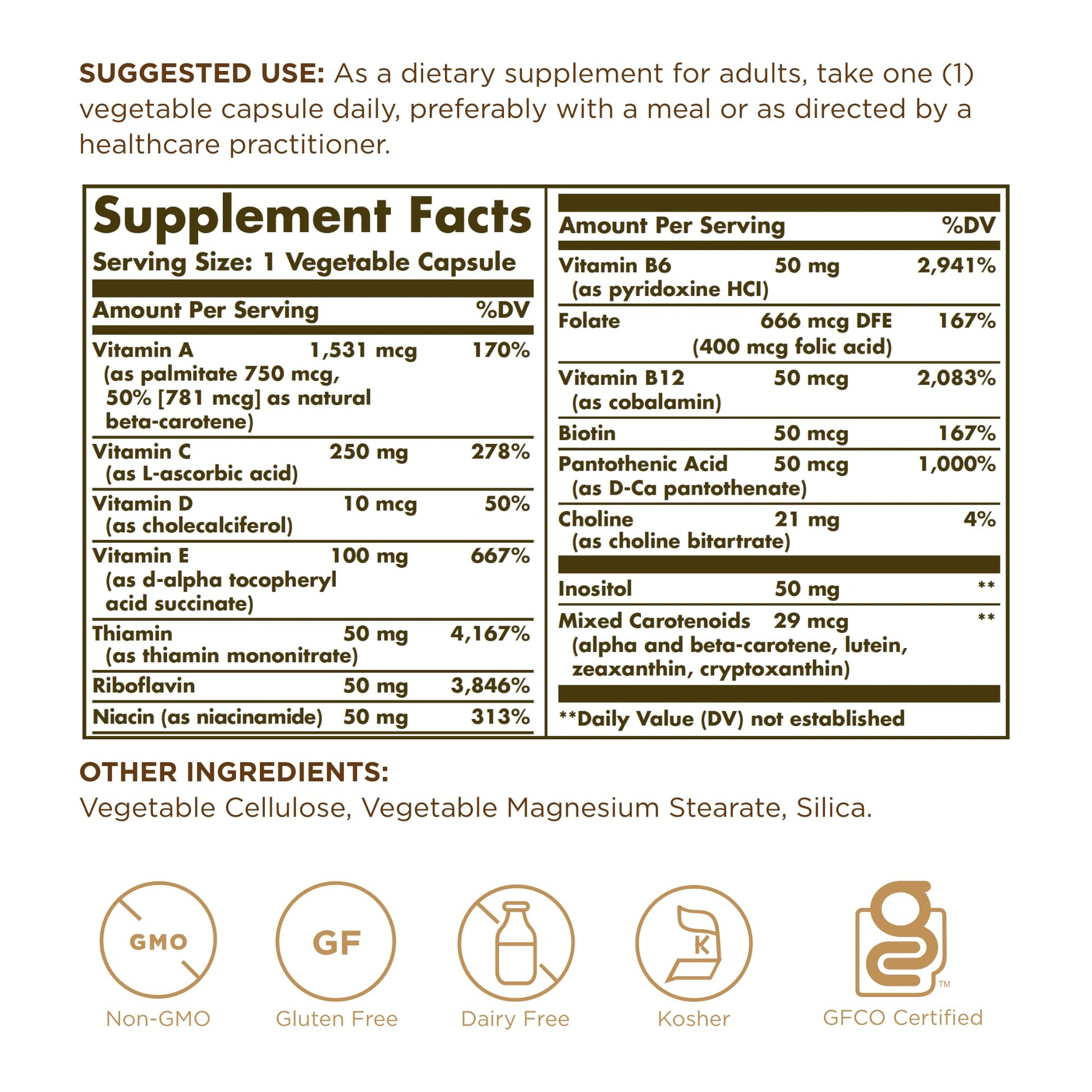 Solgar - Vitamins Only, 90 veggie caps SolgarAu supplements