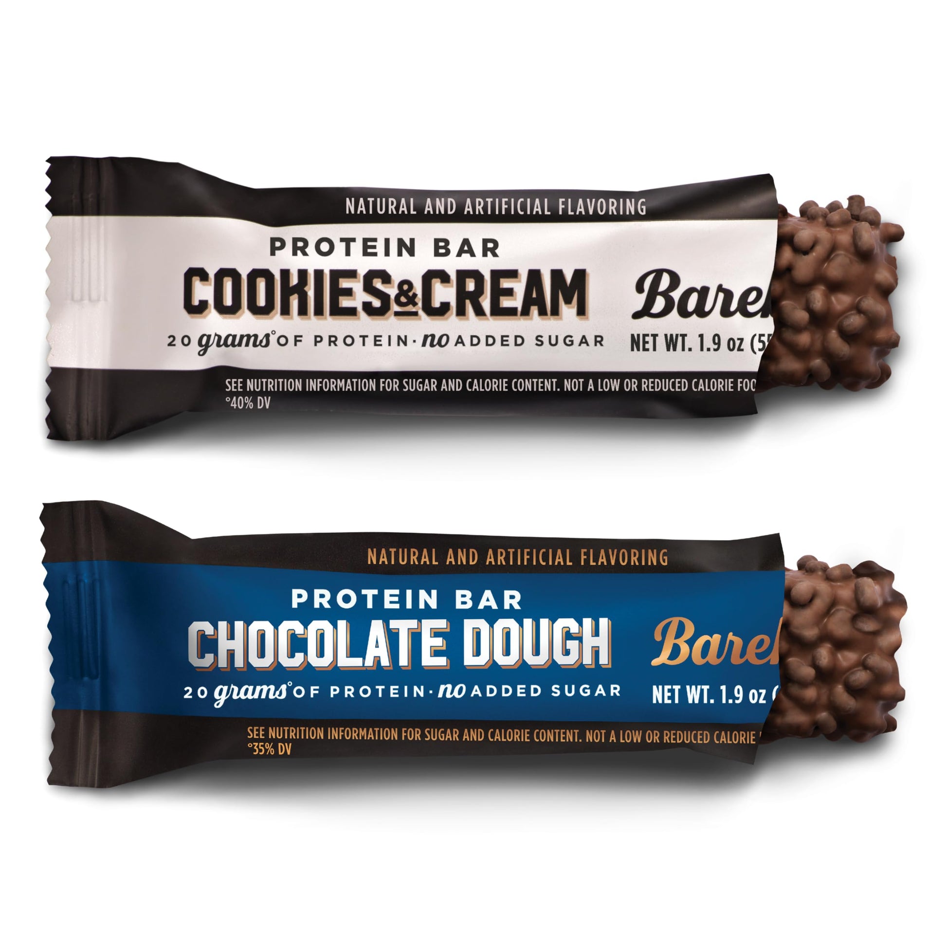 BAREBELLS Protein Bars Variety Value Pack - 16 Count, 1.9oz Bars - Protein Snacks BAREBELLSUS supplements