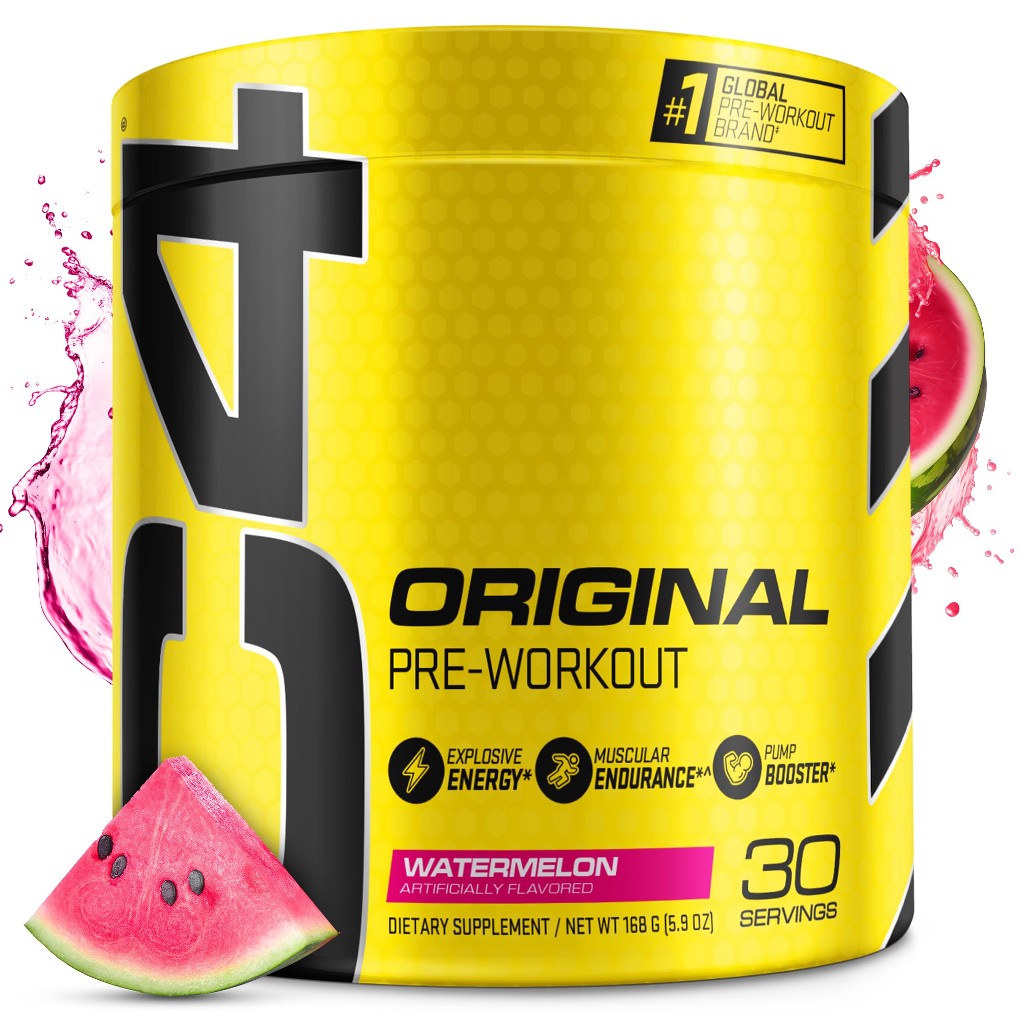 Cellucor C4 Original Pre Workout Powder Watermelon Sugar Free Preworkout Energy CellucorUS supplements