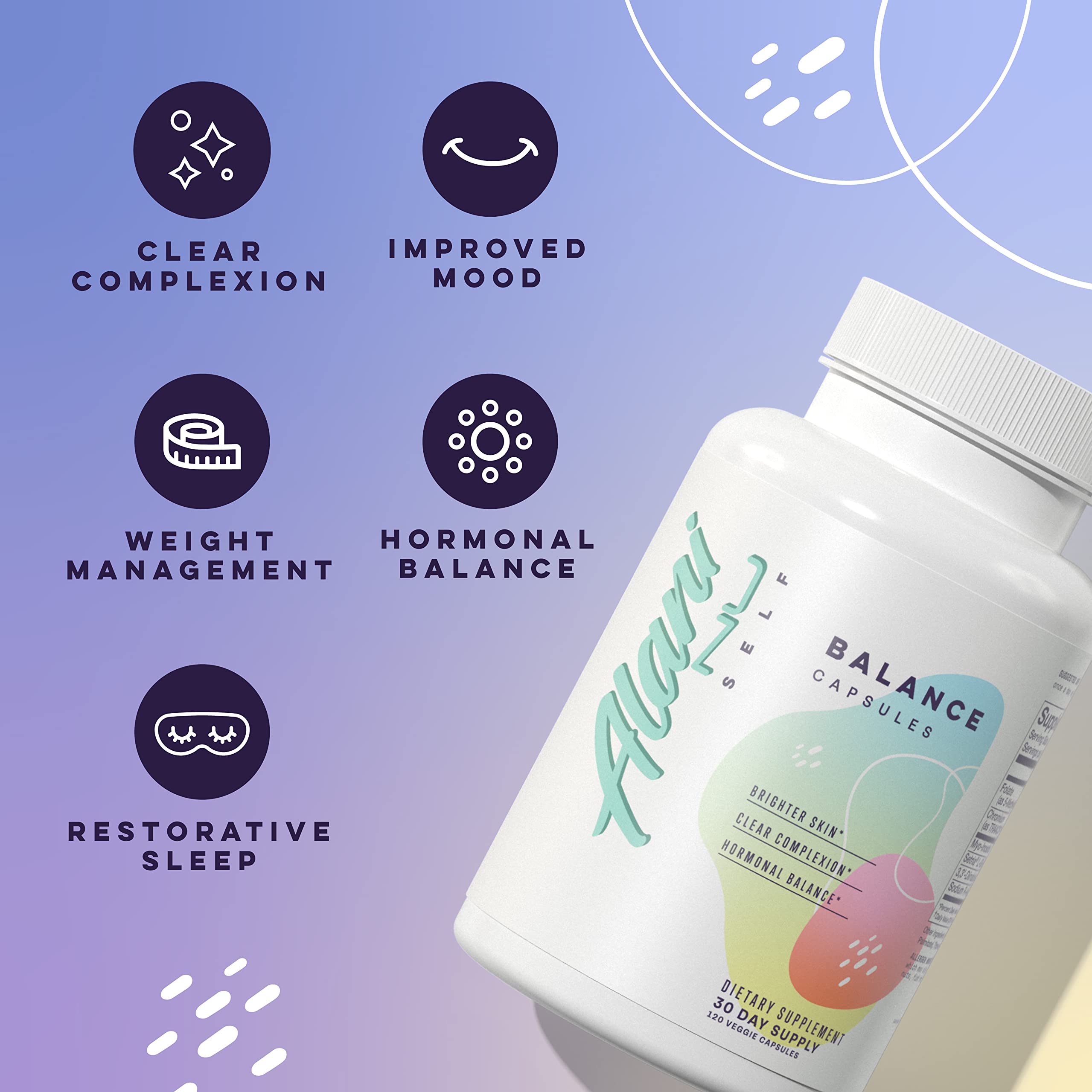 Alani Nu Hormonal Balance, Weight Management Support, Skin Complexion Support, 120 Capsules Alani NuAu supplements